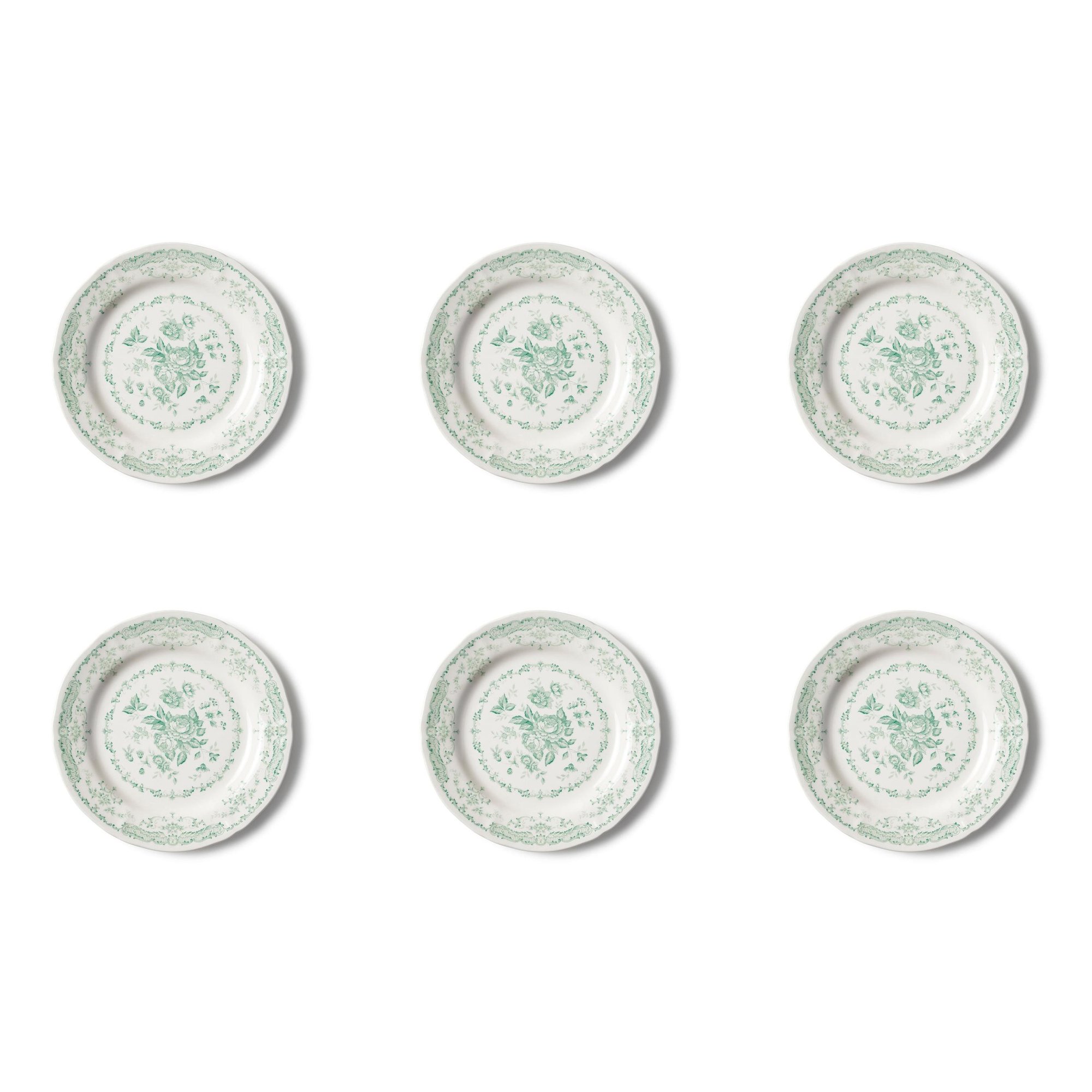 Set 6 Piatto Piano Cm.26 Rose Salvia Bitossi Home vista0