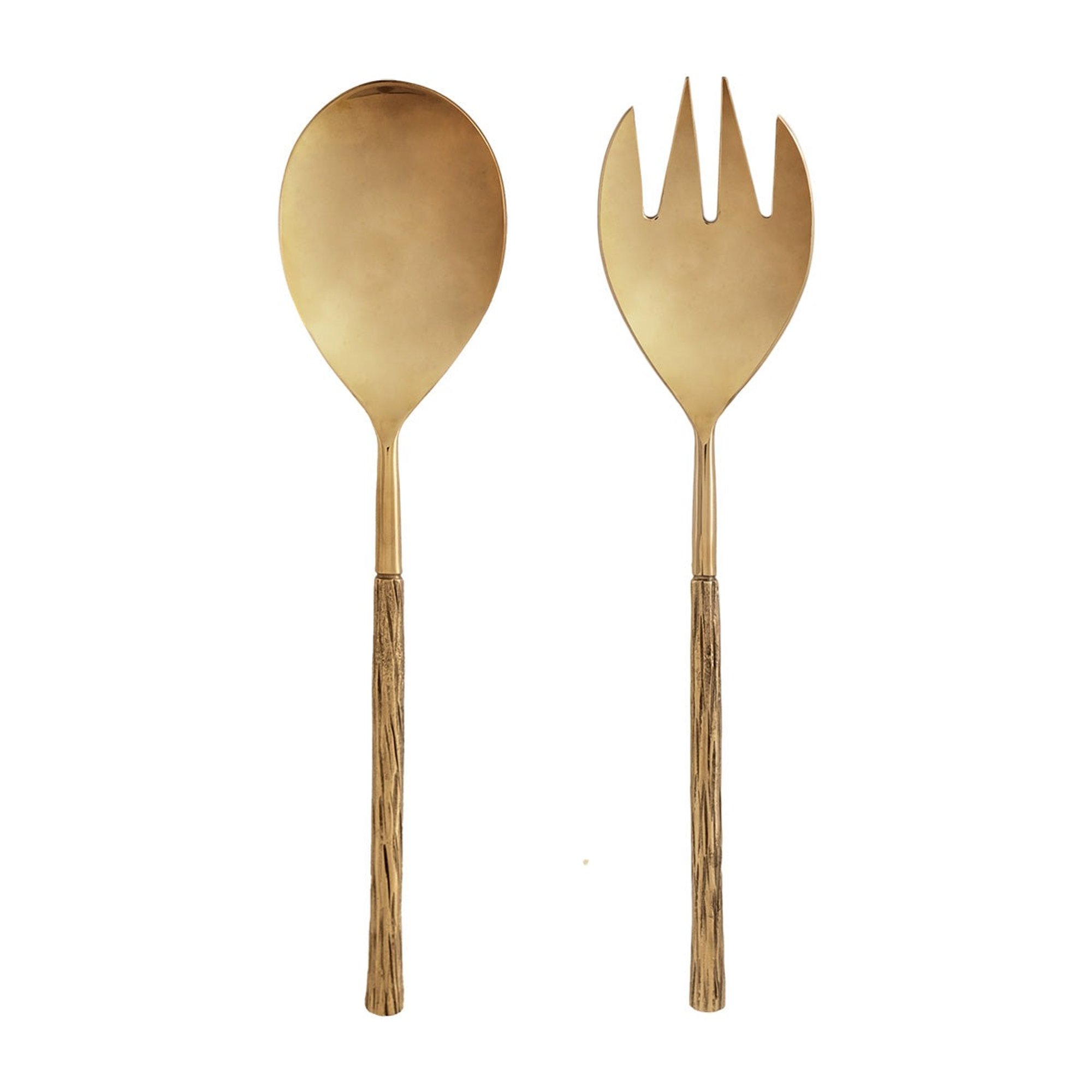 Set Posate Insalata 27,5 Acciaio Oro Bitossi Home vista0