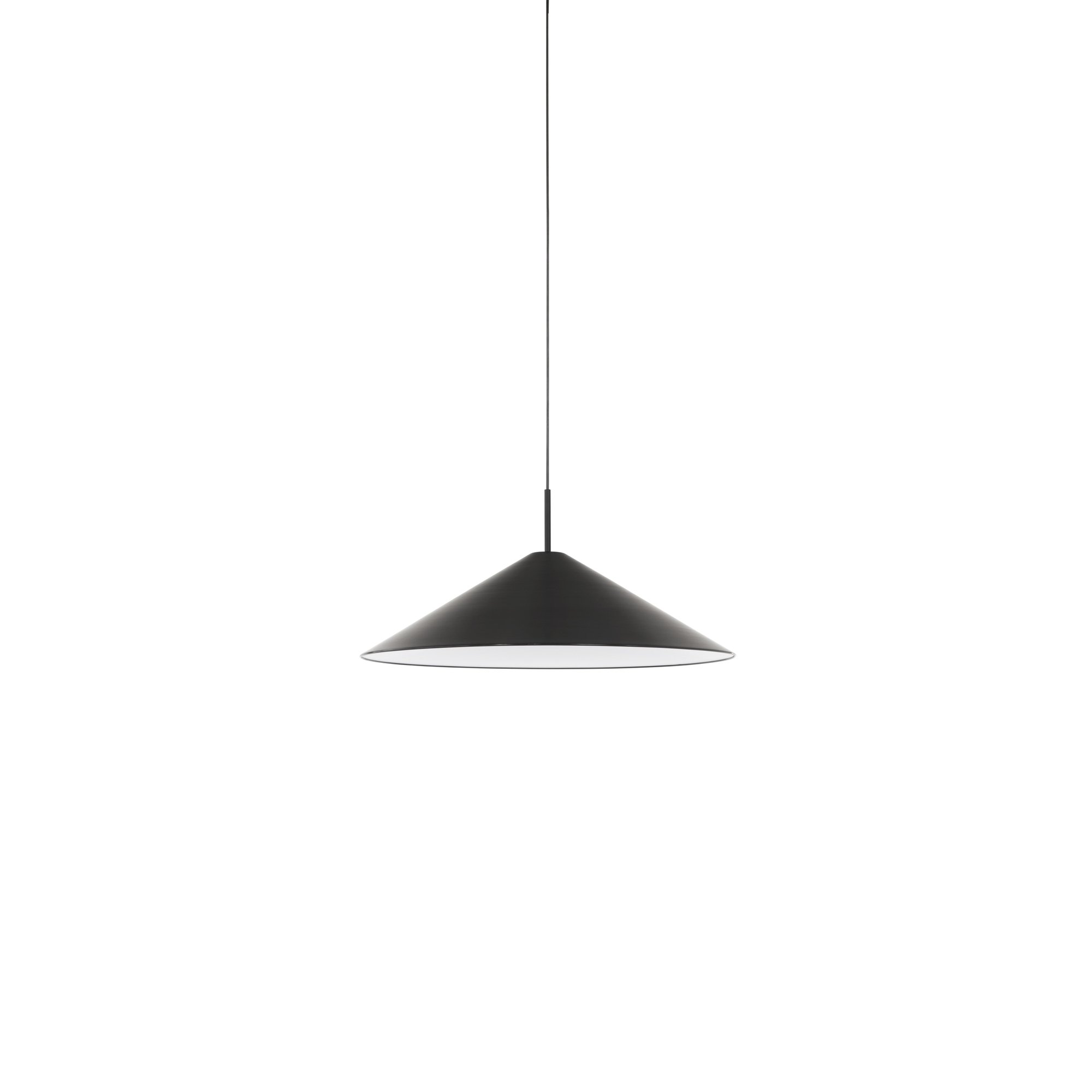 Brolly Lampada a sospensione, Ø70, Nero Anodised Alluminio, EU/AU/UK New Works vista1