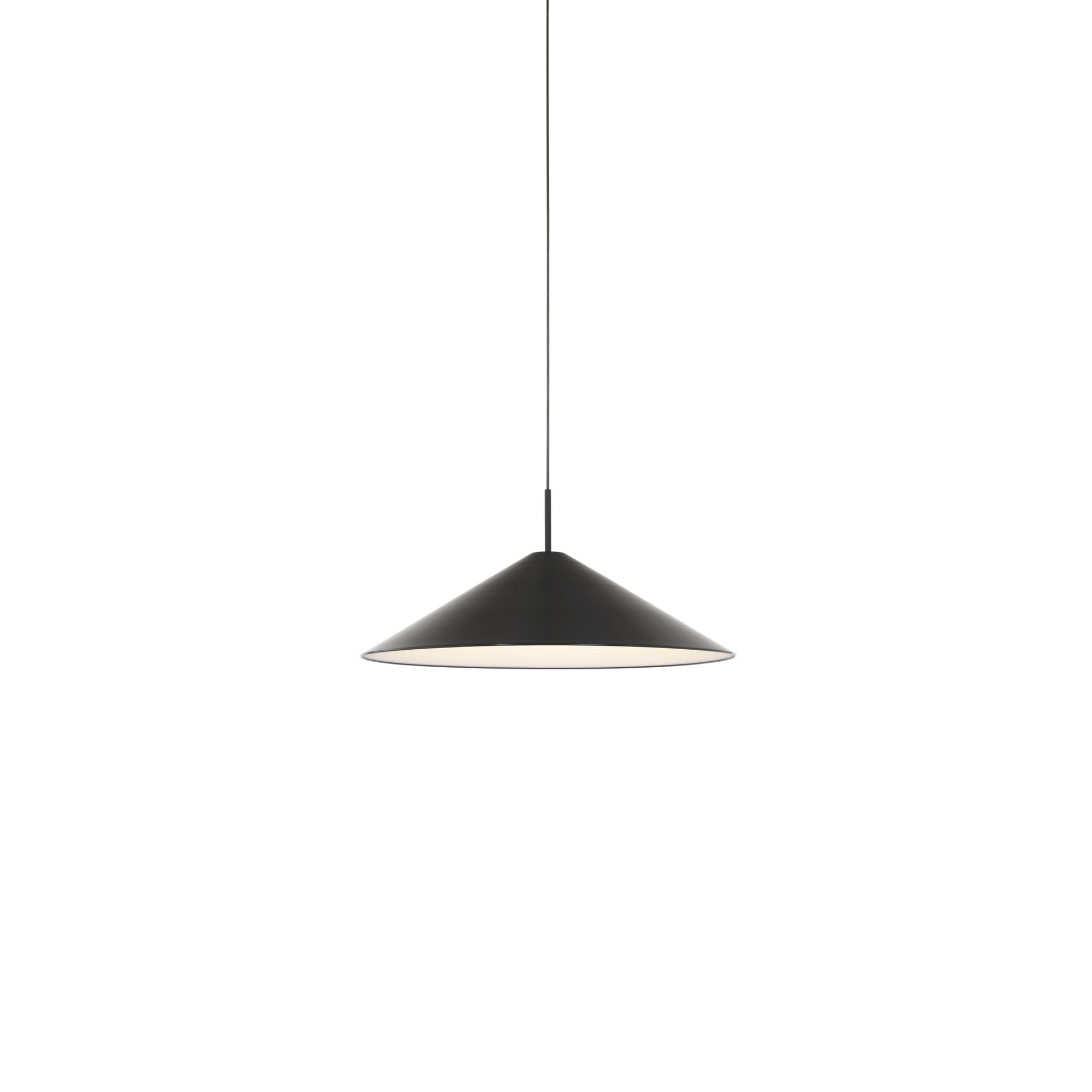 Brolly Lampada a sospensione, Ø70, Nero Anodised Alluminio, EU/AU/UK New Works vista2