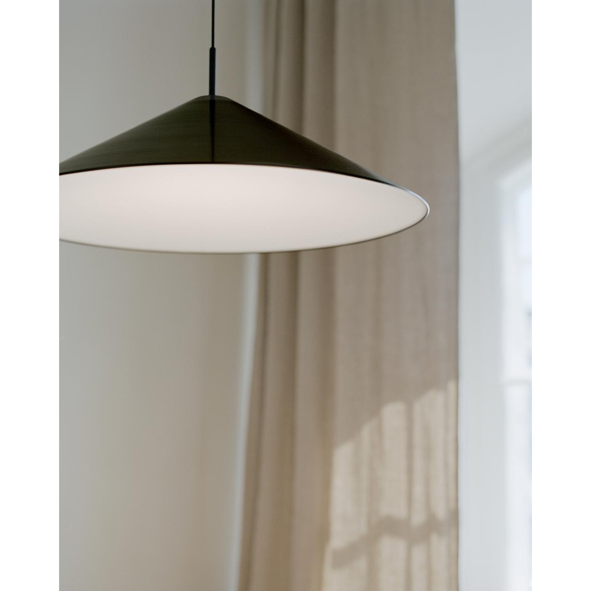 Brolly Lampada a sospensione, Ø70, Nero Anodised Alluminio, EU/AU/UK New Works vista5