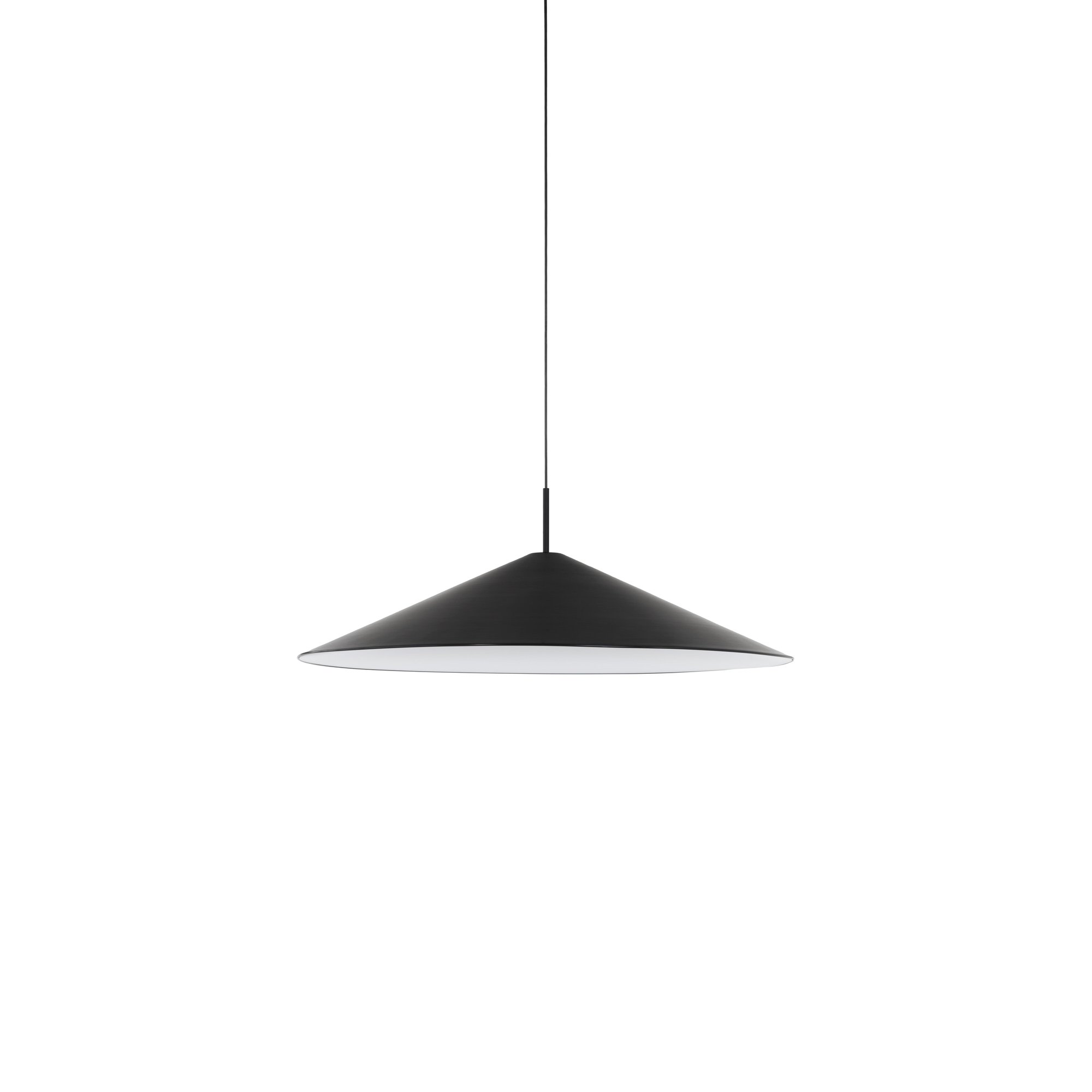 Brolly Lampada a sospensione, Ø90, Nero Anodised Alluminio, EU/AU/UK New Works vista1