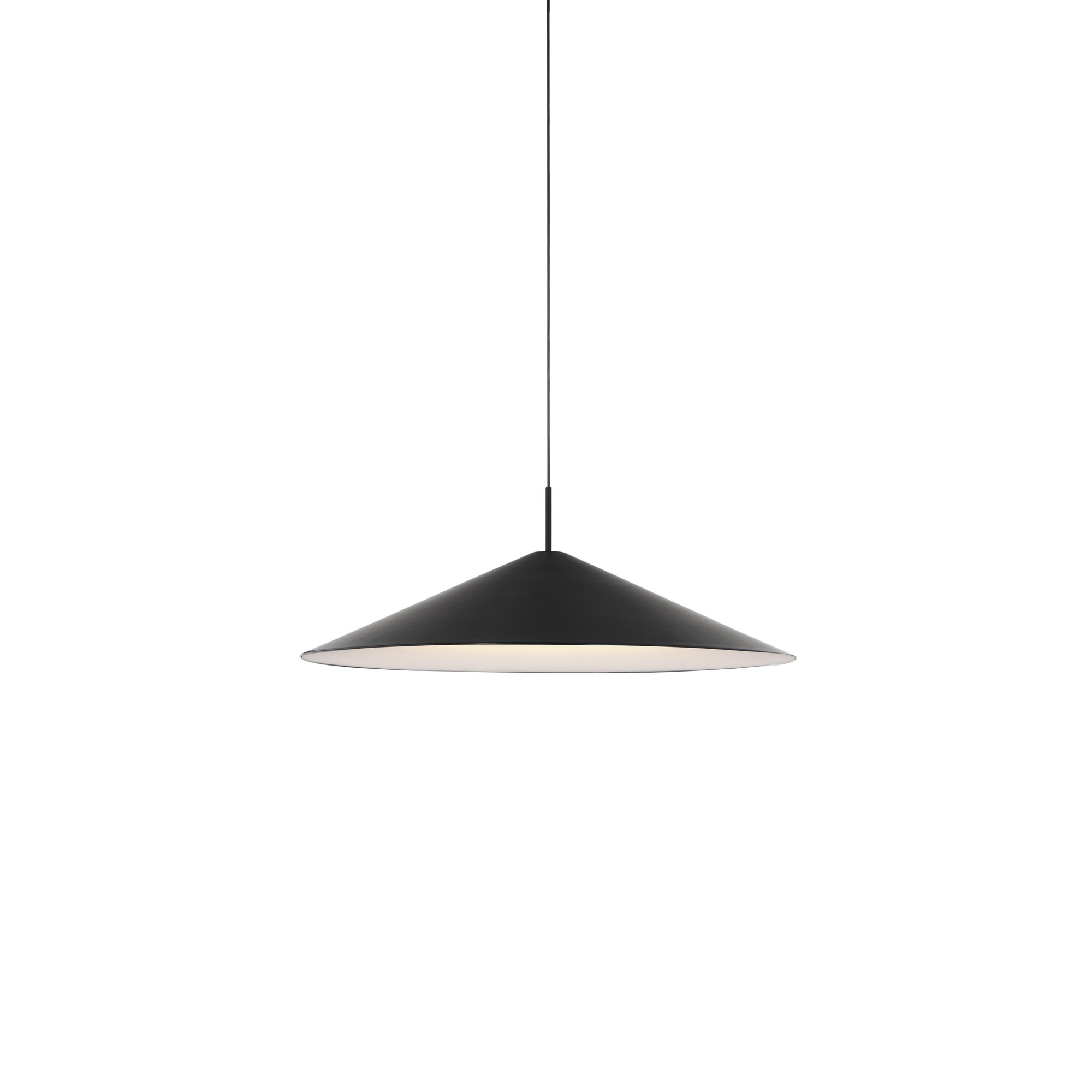 Brolly Lampada a sospensione, Ø90, Nero Anodised Alluminio, EU/AU/UK New Works vista2