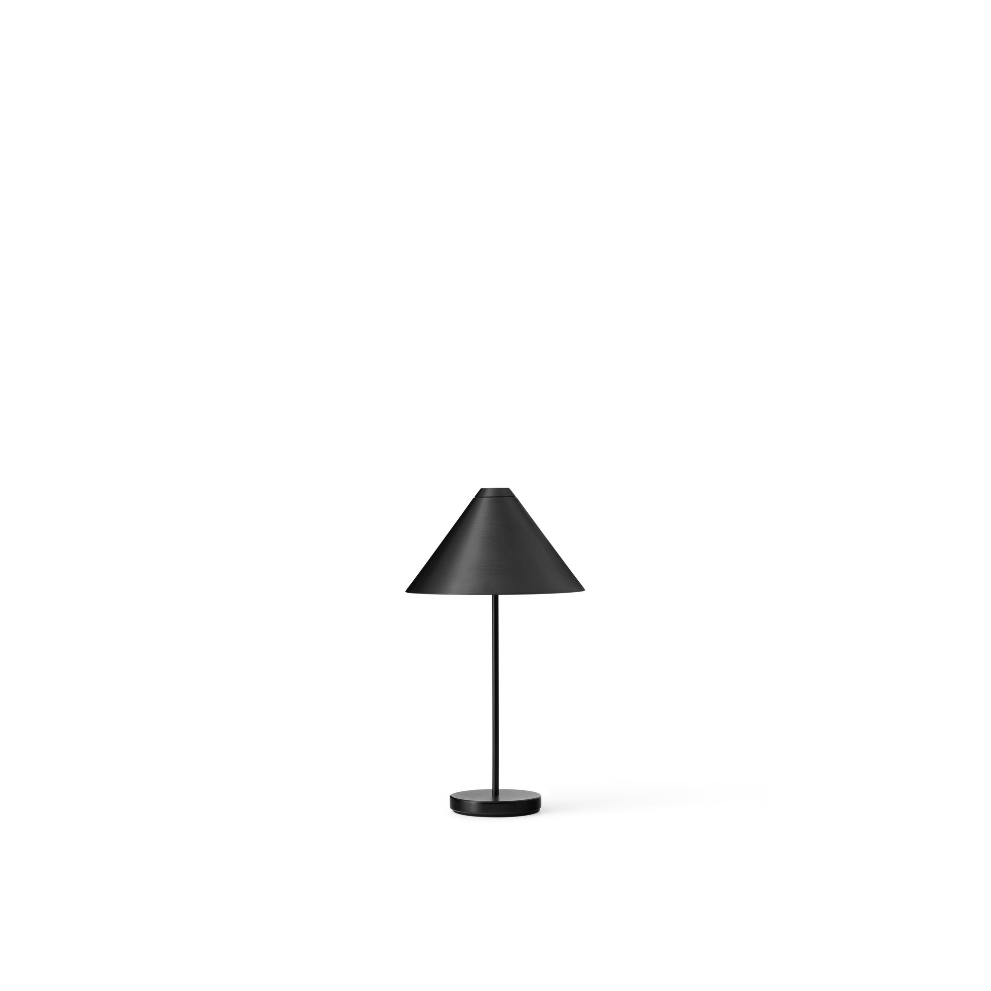 Brolly Portatile Lampada da tavolo, Acciaio Nero New Works vista0