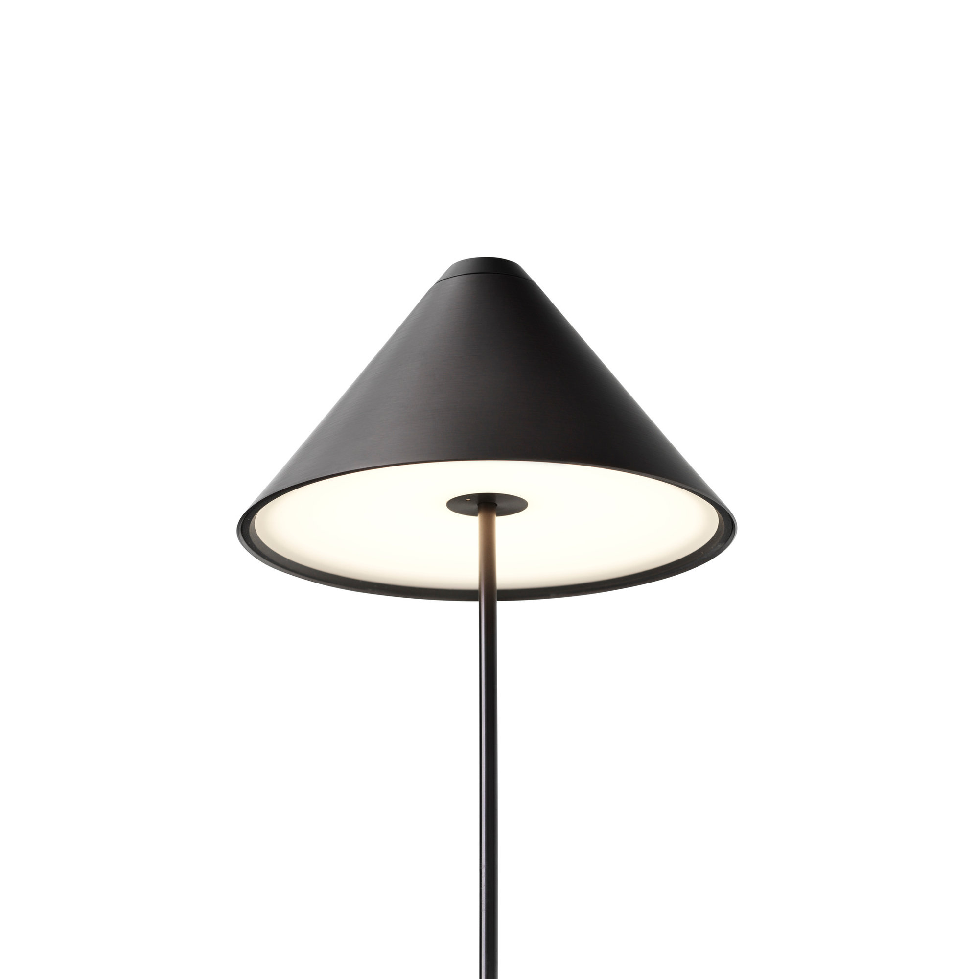 Brolly Portatile Lampada da tavolo, Acciaio Nero New Works vista4