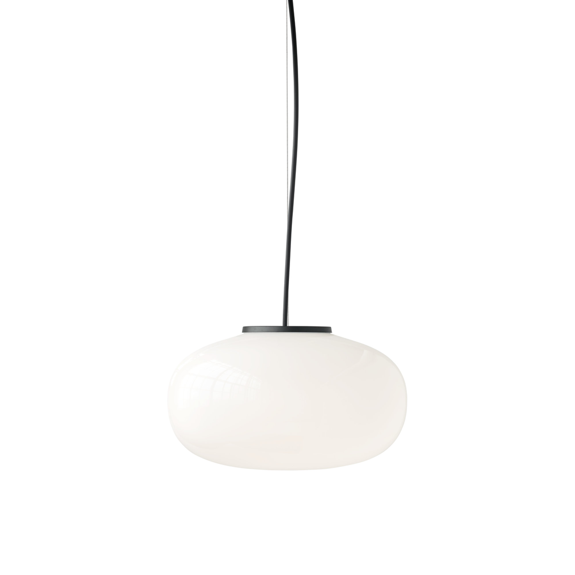 Karl-Johan Lampada a sospensione, Large Ø40, Bianco Vetro opalino, EU New Works vista1
