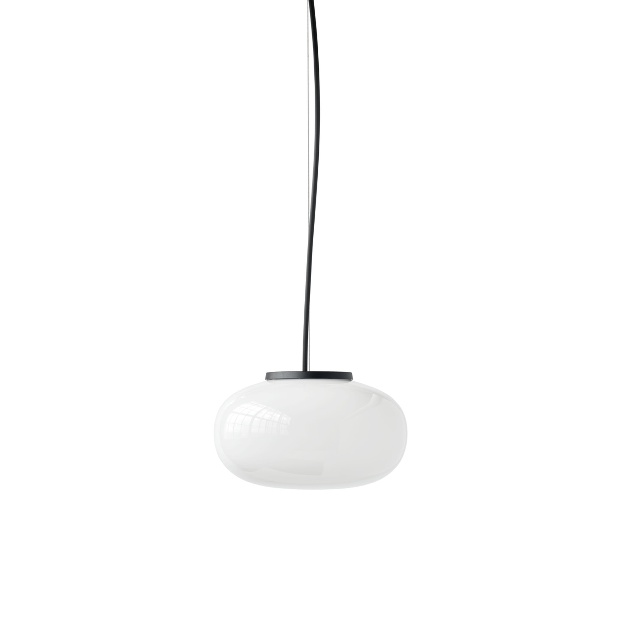 Karl-Johan Lampada a sospensione, Small Ø23, Bianco Vetro opalino, EU New Works vista0