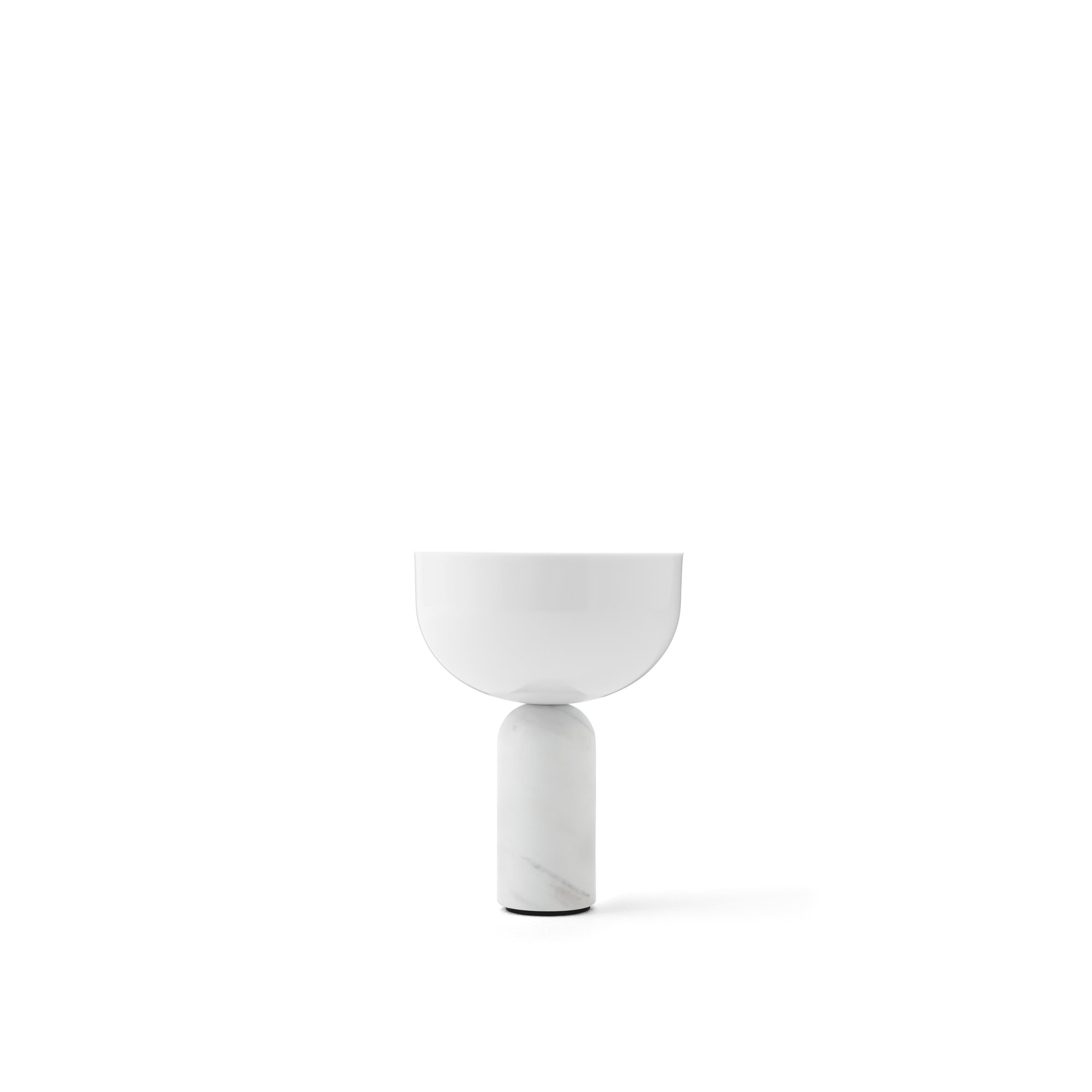 Kizu Portatile Lampada da tavolo, Bianco Marmo New Works vista0