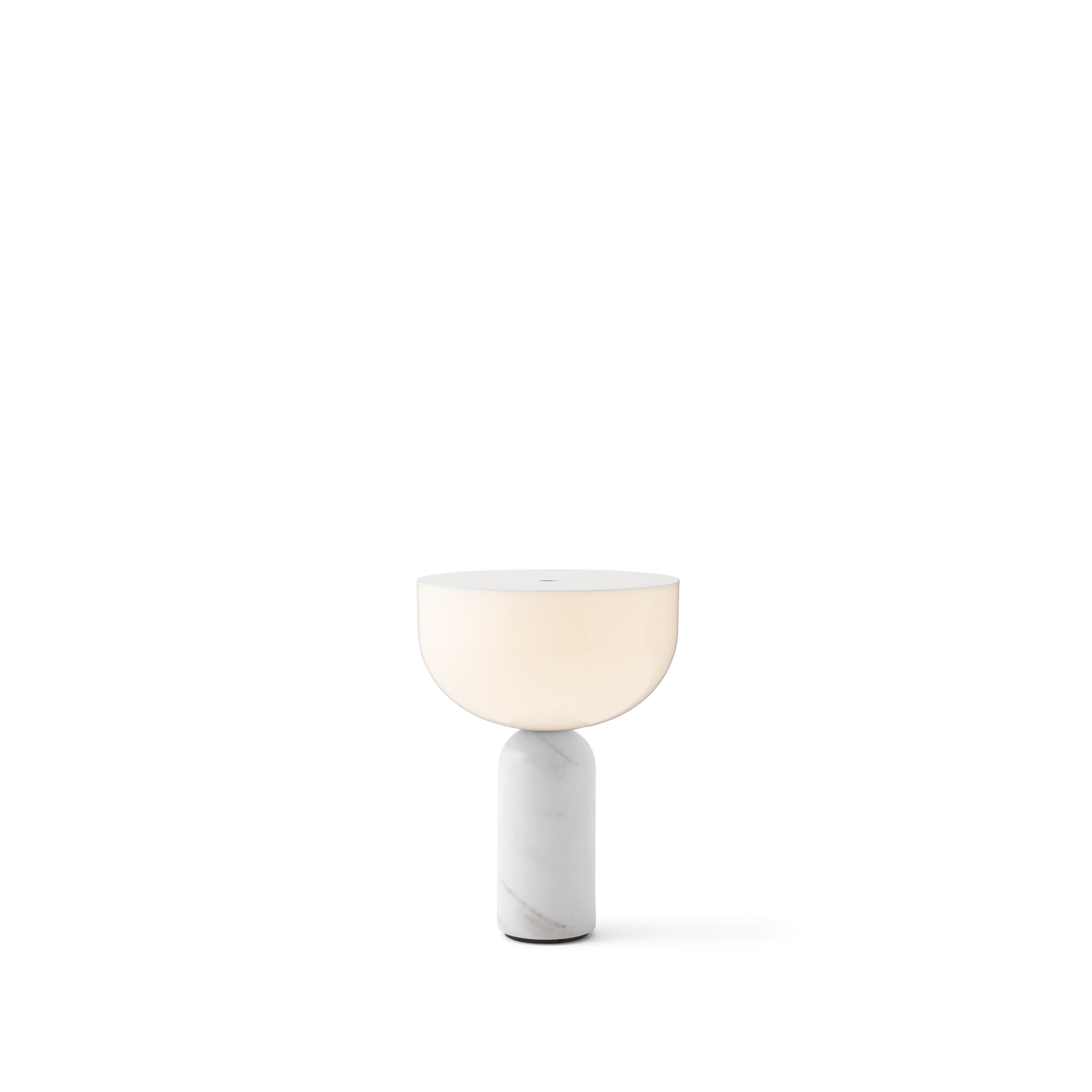 Kizu Portatile Lampada da tavolo, Bianco Marmo New Works vista1