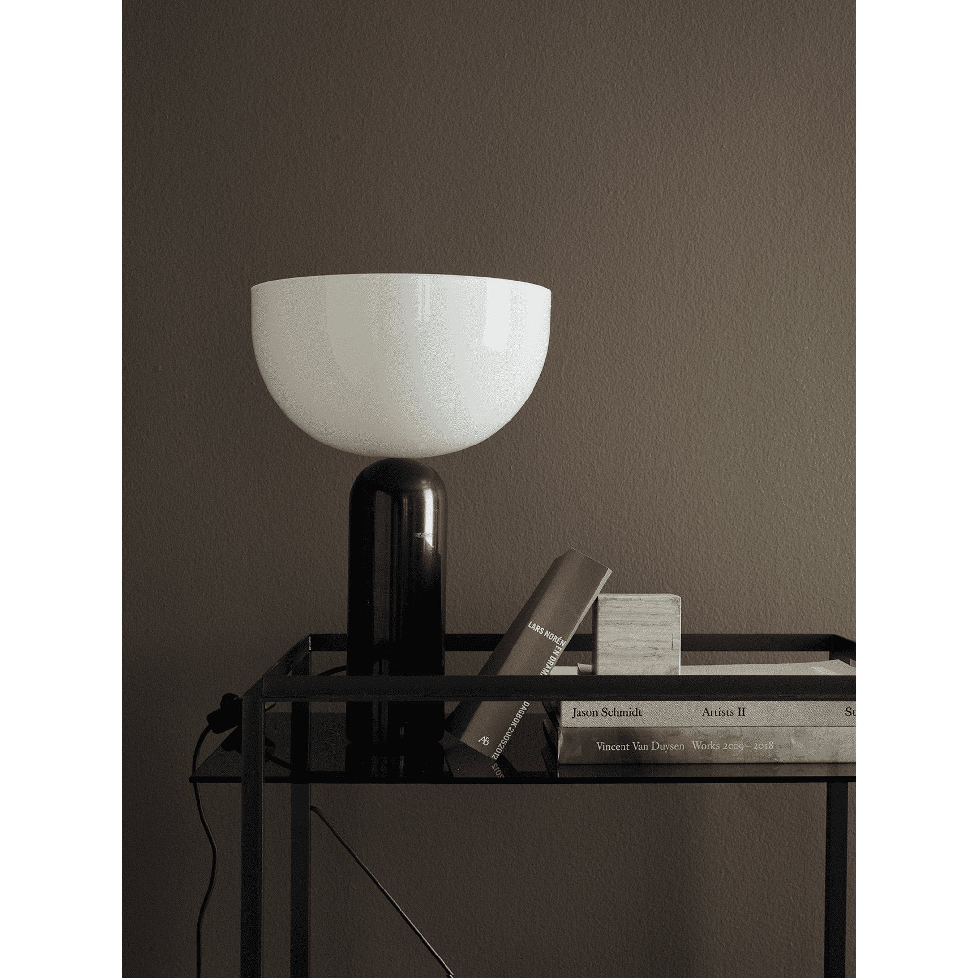 Kizu Lampada da tavolo, Large, Nero Marmo, EU New Works vista4