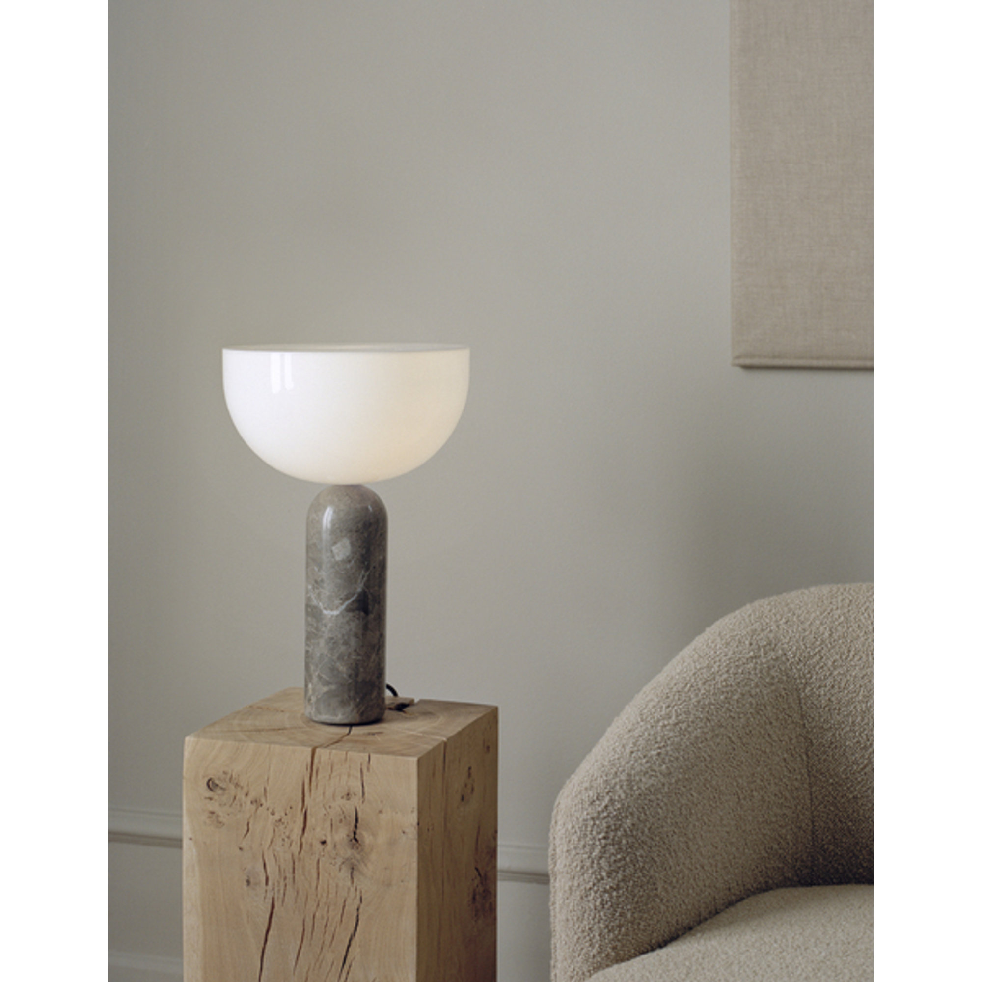 Kizu Lampada da tavolo, Large, Gris du Marais, EU New Works vista3