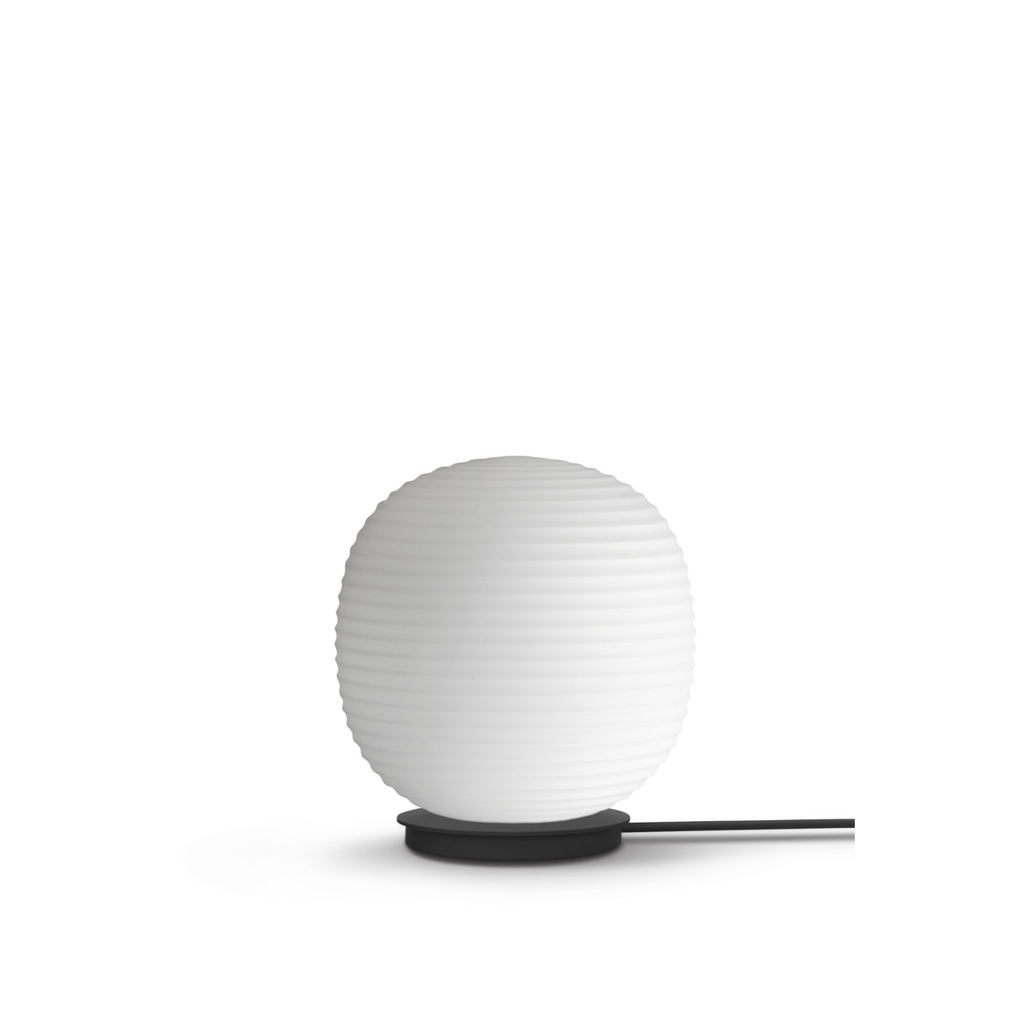 Lantern Globe Lampada da tavolo, Medium Ø30, Bianco Vetro opalino, EU New Works vista0