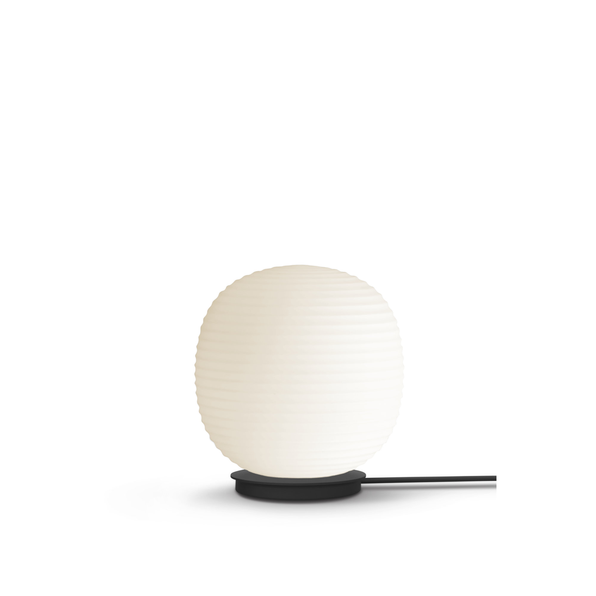 Lantern Globe Lampada da tavolo, Medium Ø30, Bianco Vetro opalino, EU New Works vista1
