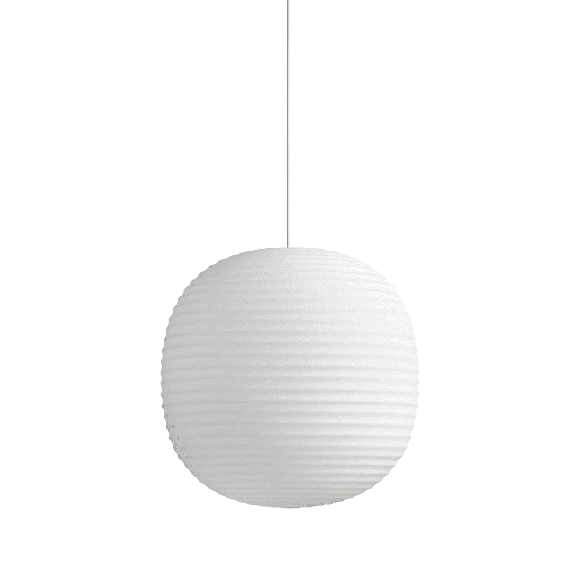 Lantern Lampada a sospensione, Large Ø40, Bianco Vetro opalino, EU/UK/AU New Works vista0