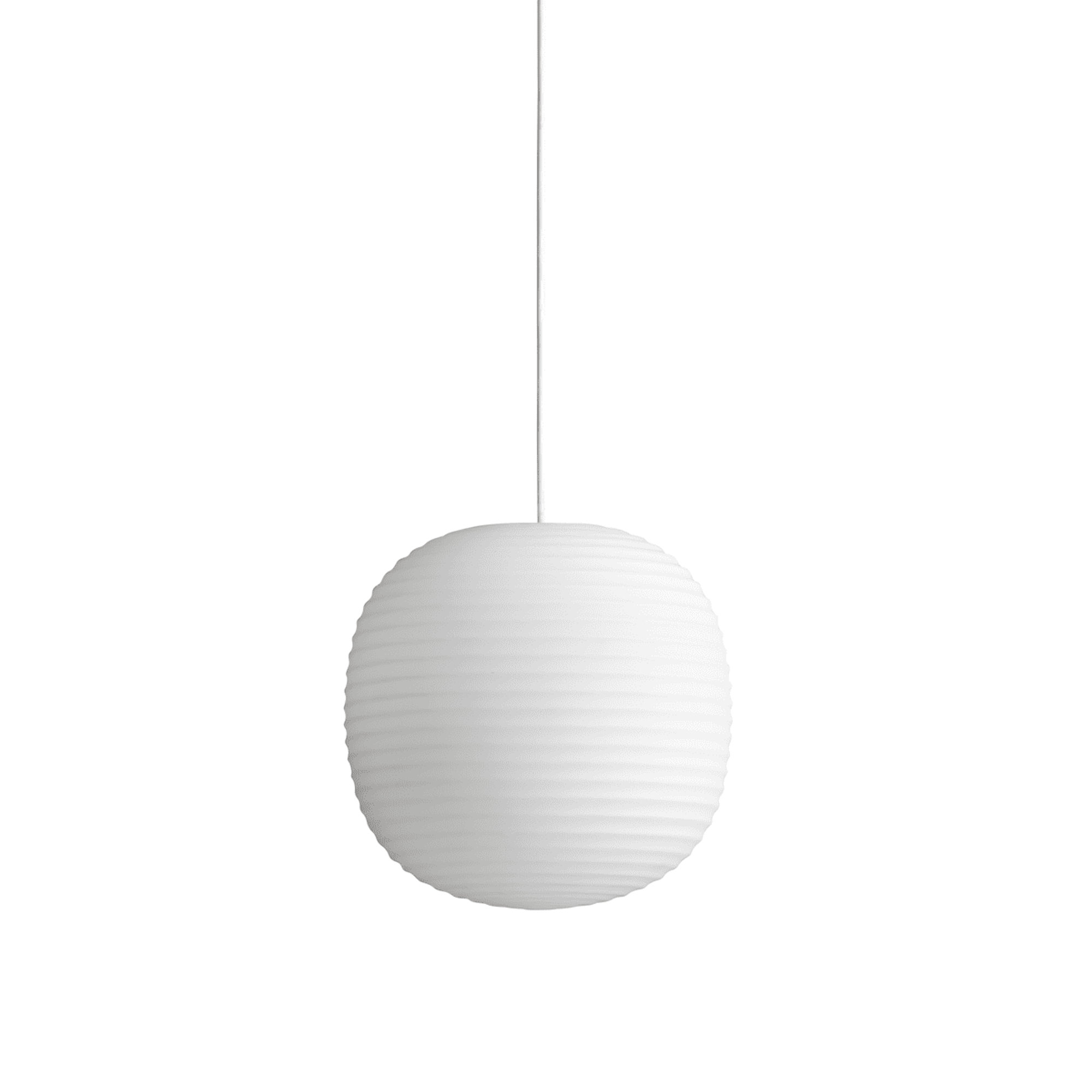 Lantern Lampada a sospensione, Medium Ø30, Bianco Vetro opalino, EU/UK/AU New Works vista0