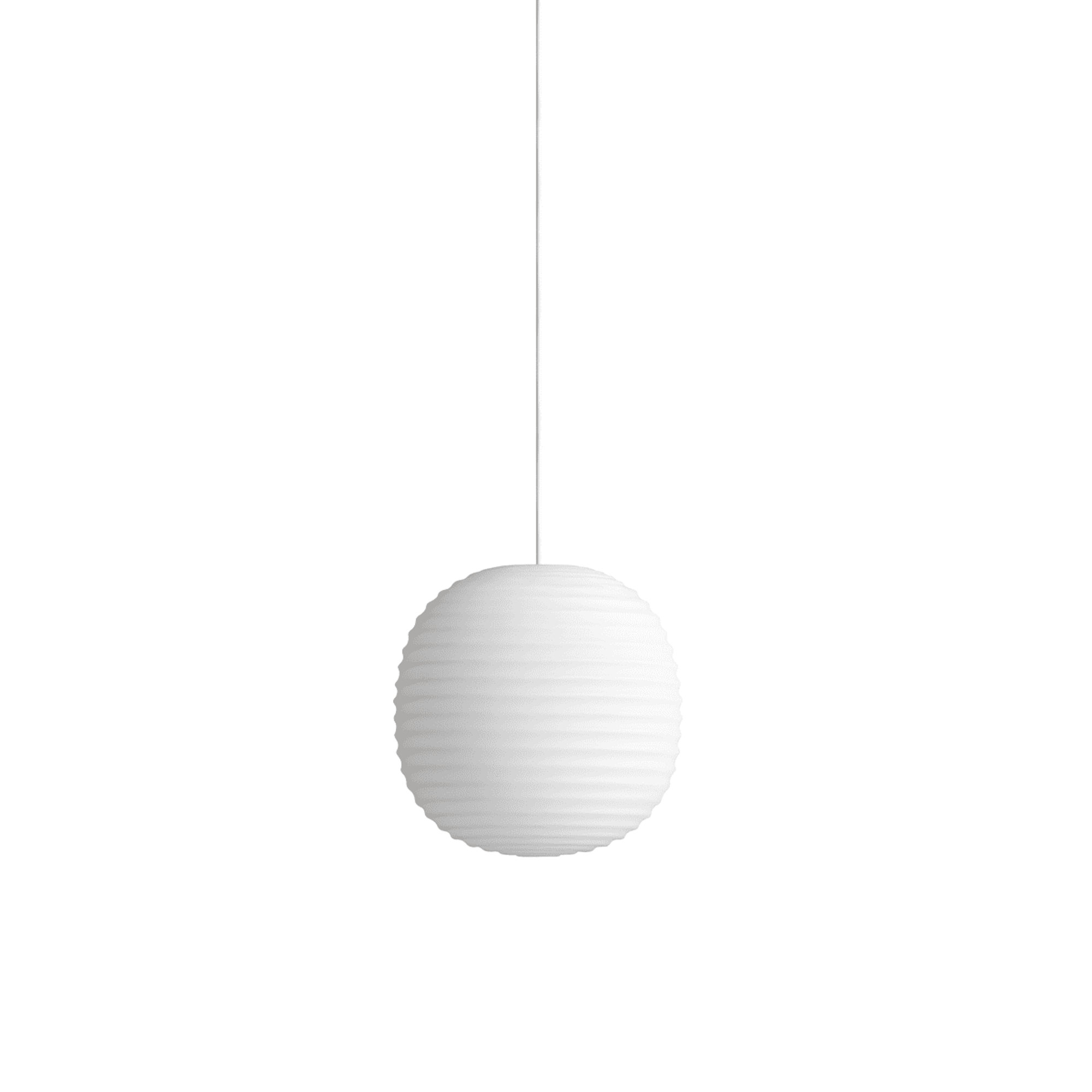 Lantern Lampada a sospensione, Small Ø20, Bianco Vetro opalino, EU/UK/AU New Works vista0