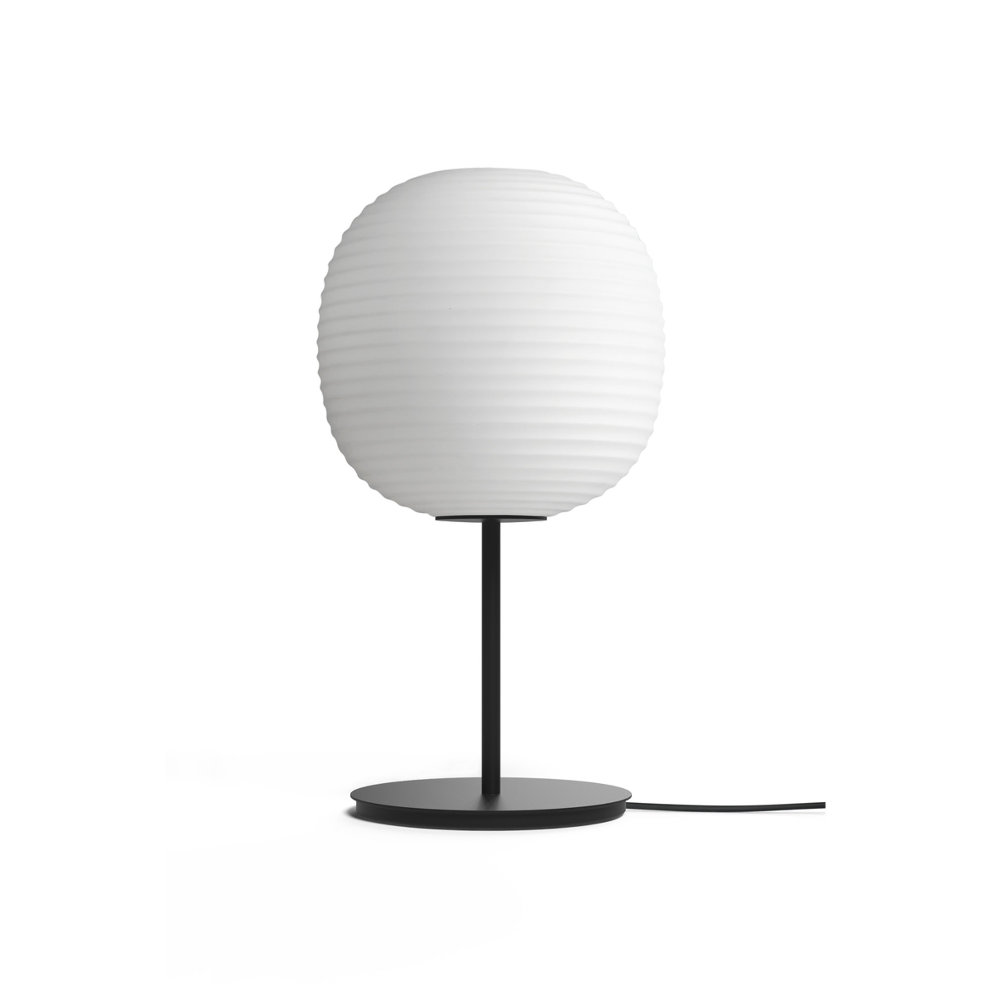 Lantern Lampada da tavolo, Medium Ø30, Bianco Vetro opalino, EU New Works vista0