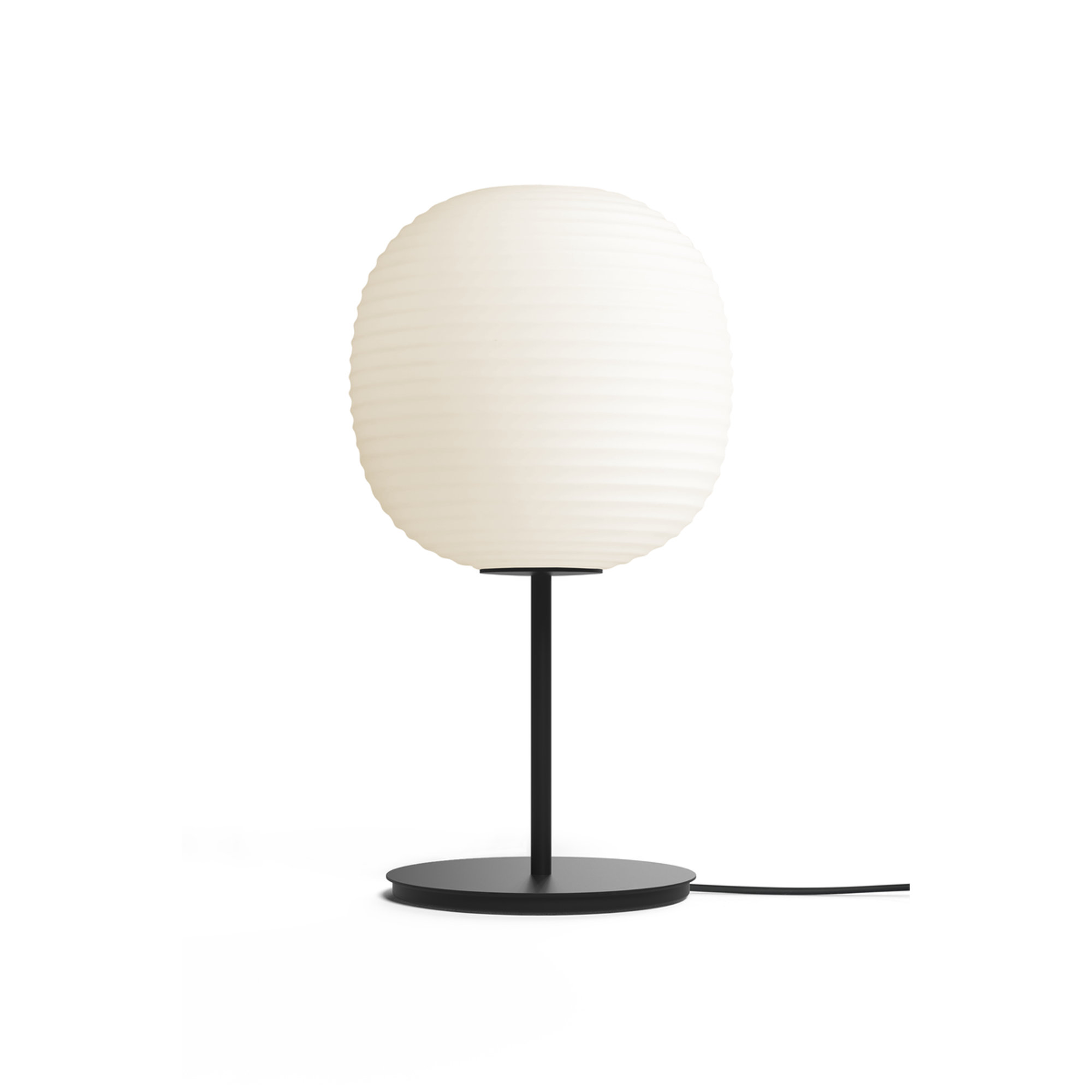 Lantern Lampada da tavolo, Medium Ø30, Bianco Vetro opalino, EU New Works vista1
