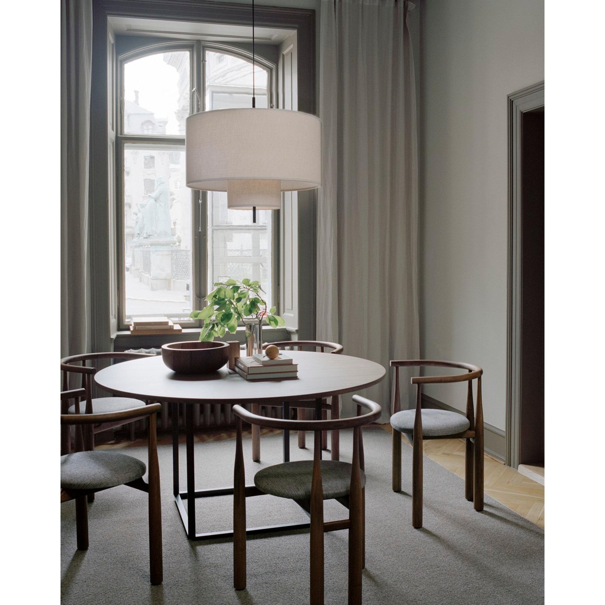 Margin Lampada a sospensione, Ø50, Beige Canvas, EU/UK/AU New Works vista2
