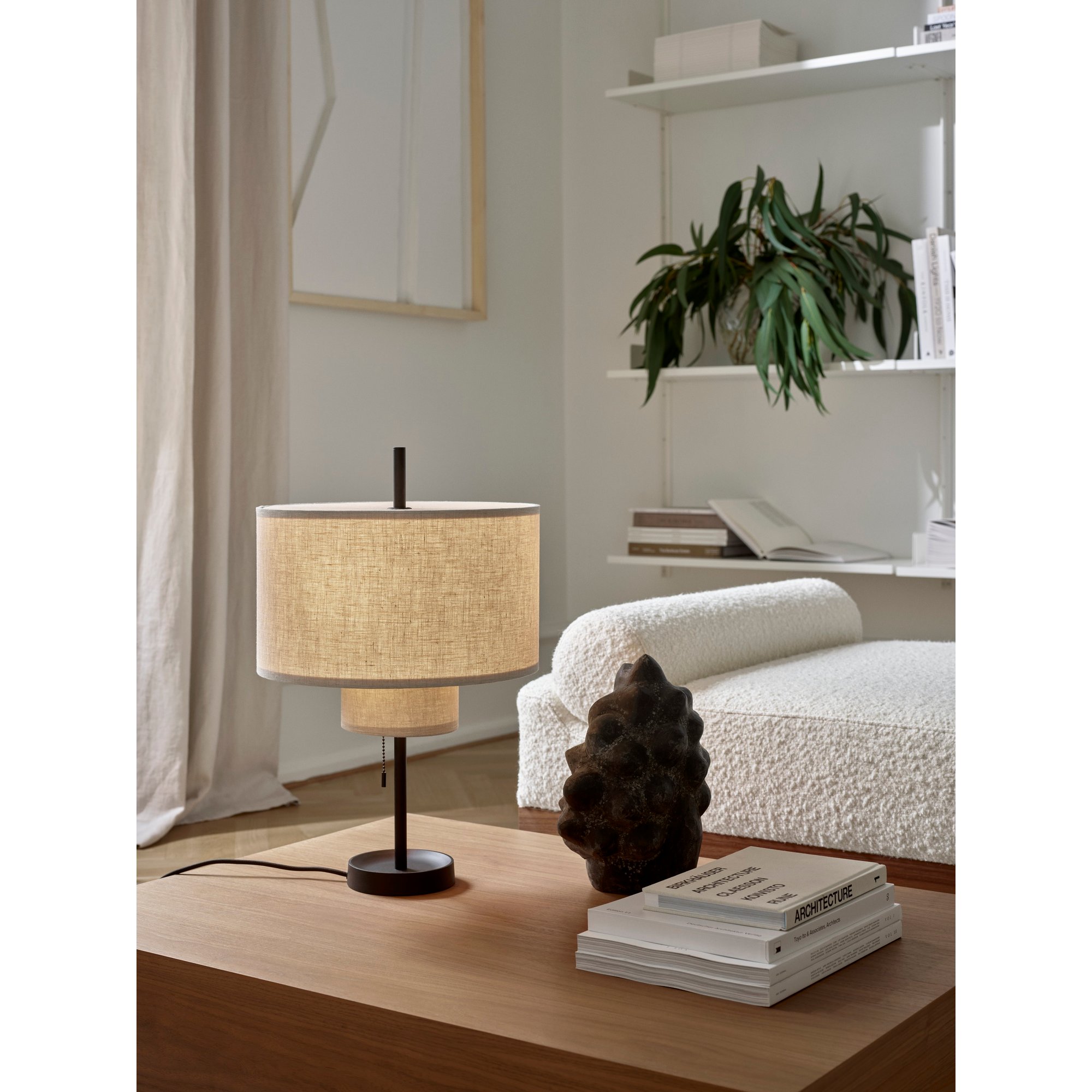 Margin Lampada da tavolo, Beige Canvas, EU New Works vista3