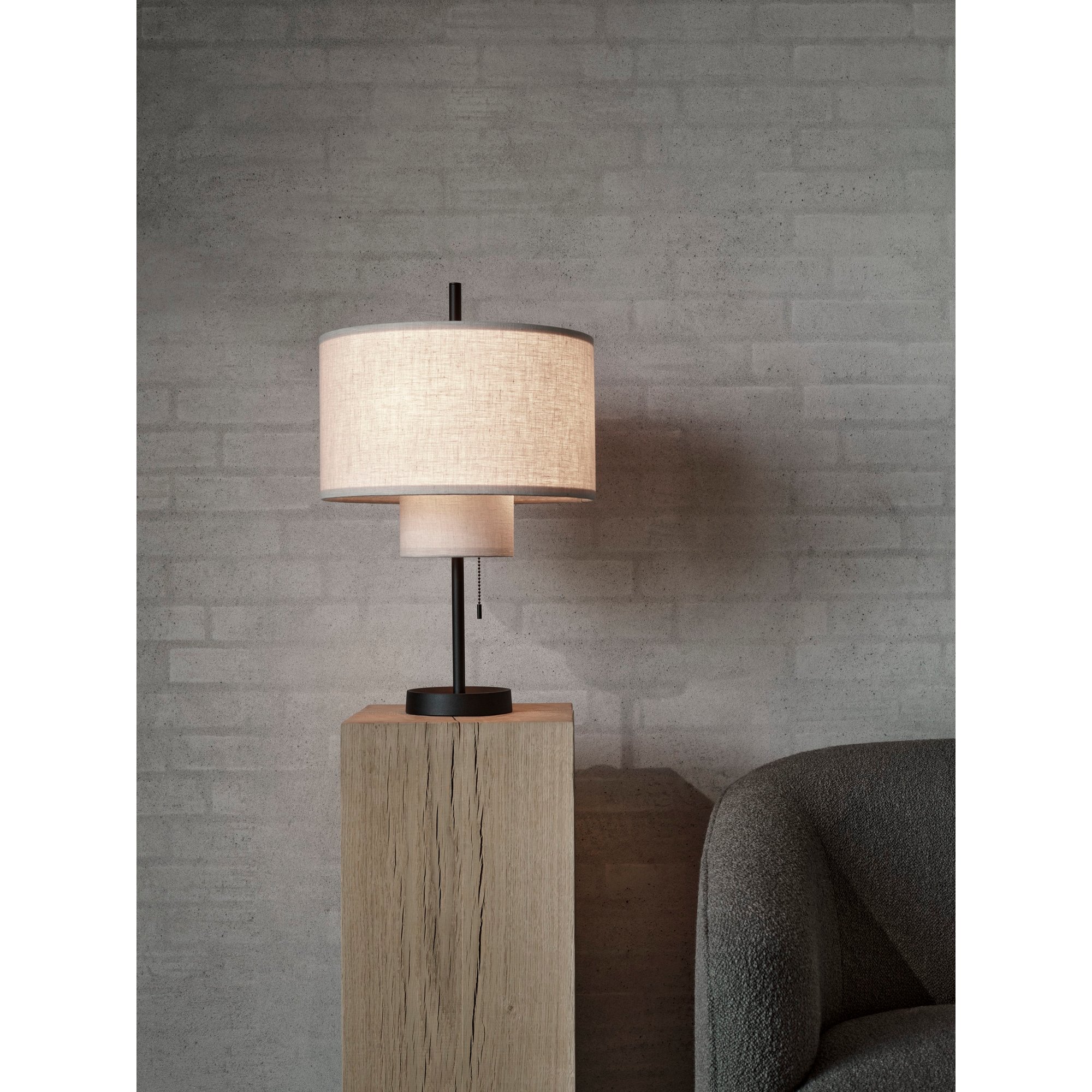Margin Lampada da tavolo, Beige Canvas, EU New Works vista4