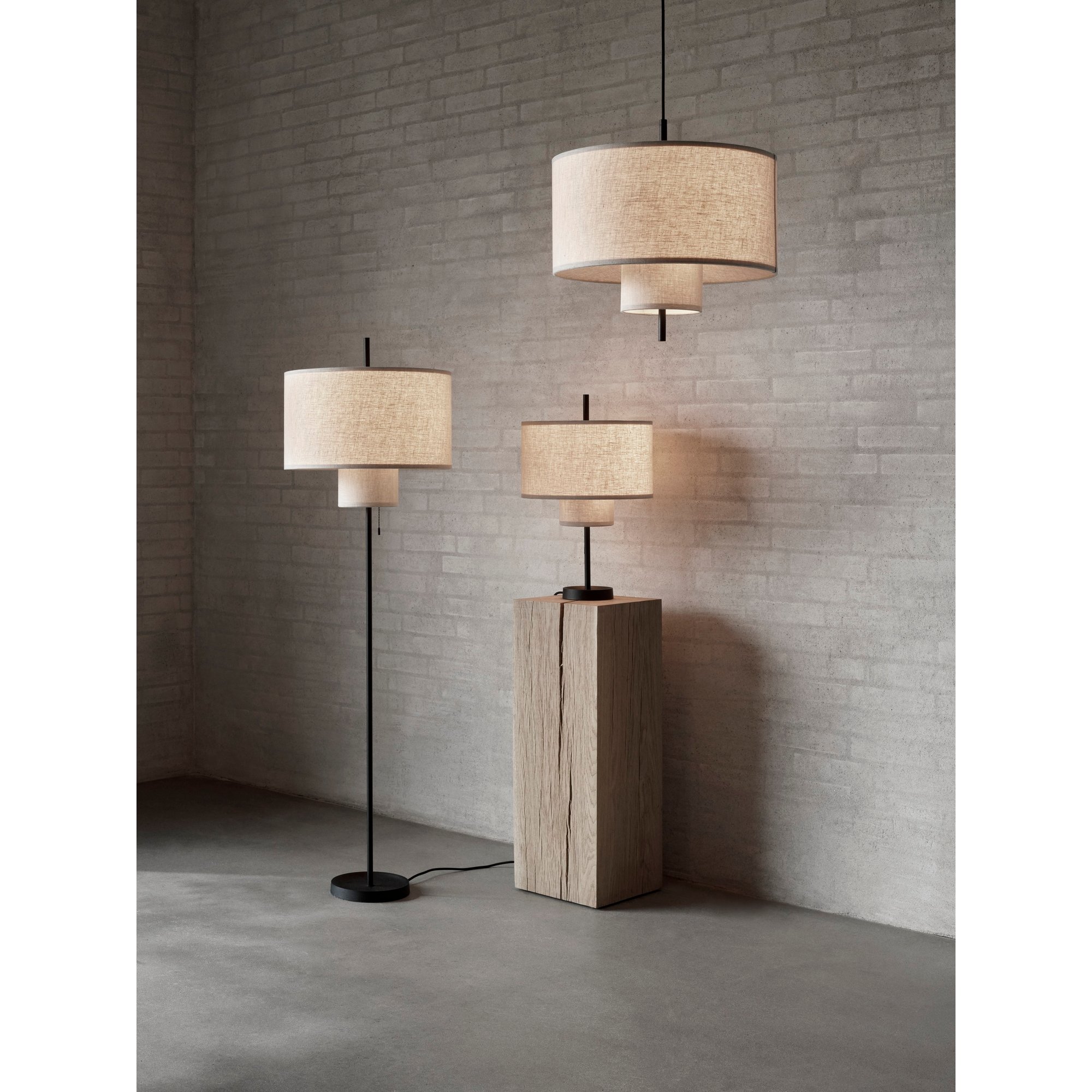 Margin Lampada da tavolo, Beige Canvas, EU New Works vista5