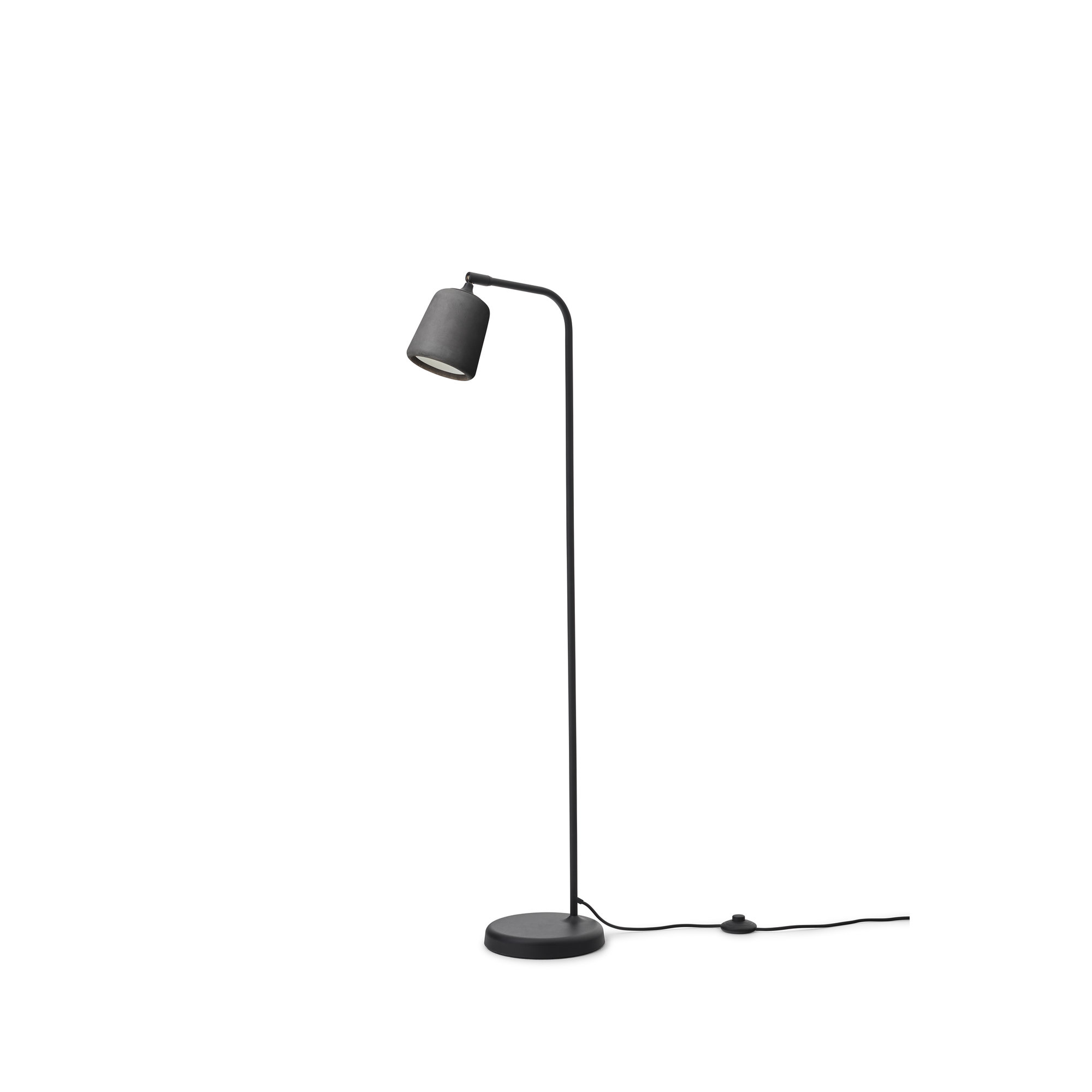 Material Lampada da terra, Dark Grey Concrete, EU New Works vista0
