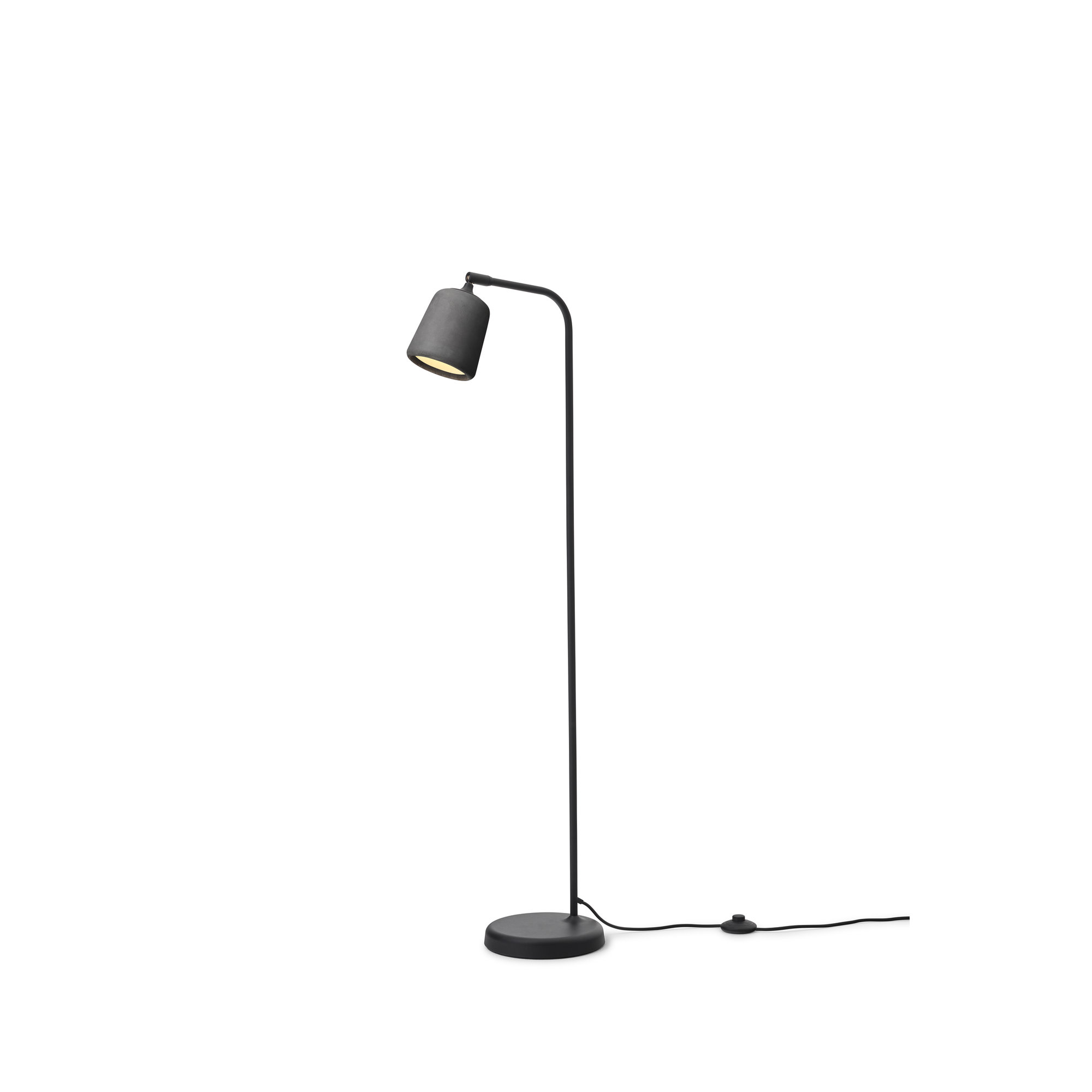 Material Lampada da terra, Dark Grey Concrete, EU New Works vista1