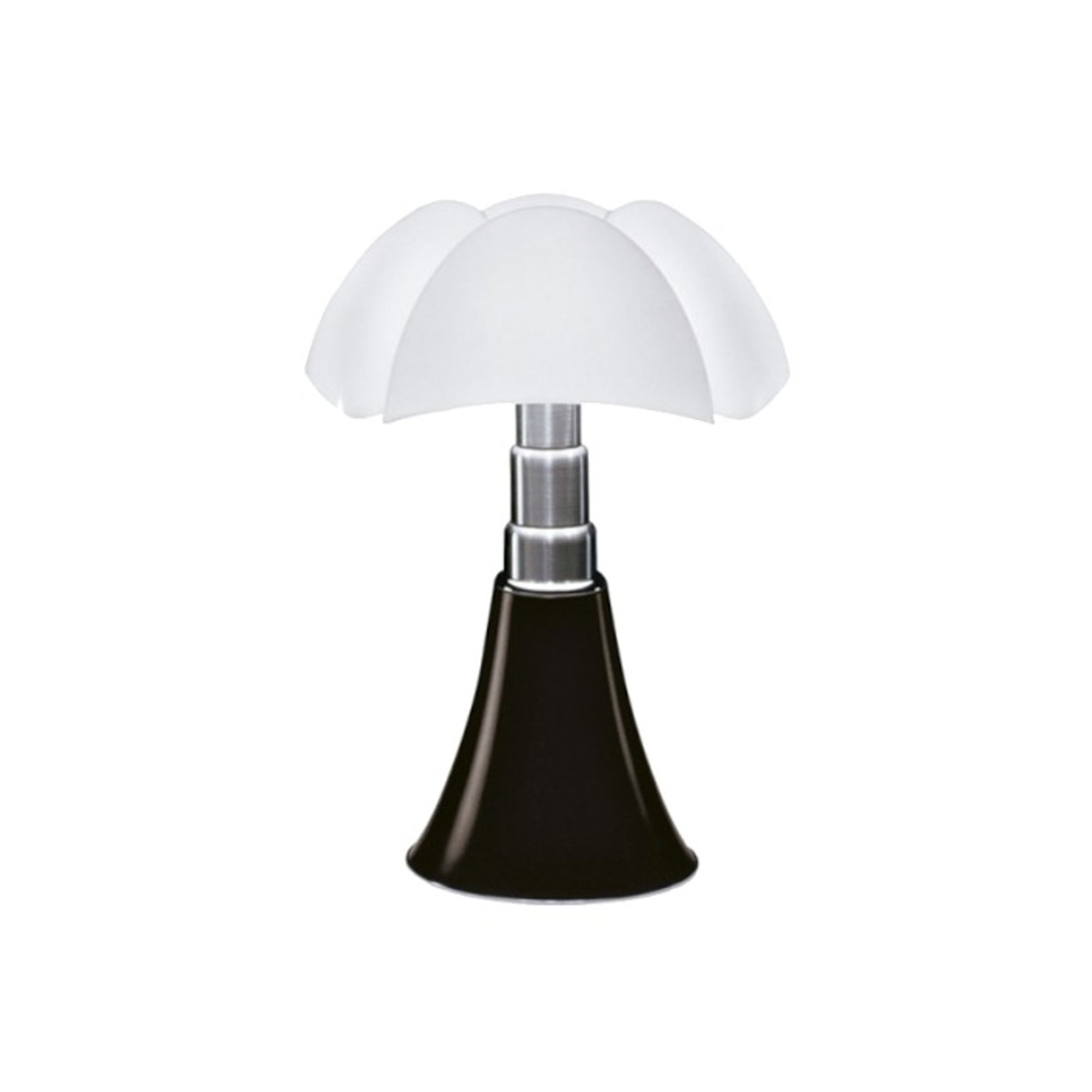 Pipistrello Medio - 9w 2700k Led Dimmerabile -nero Lucido Martinelli Luce vista0