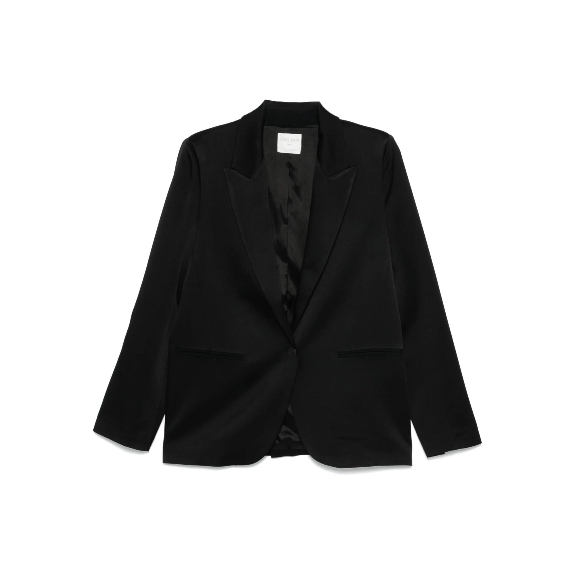 Matte Anvers Satin Spear Collar Jacket Forte_Forte  vista0