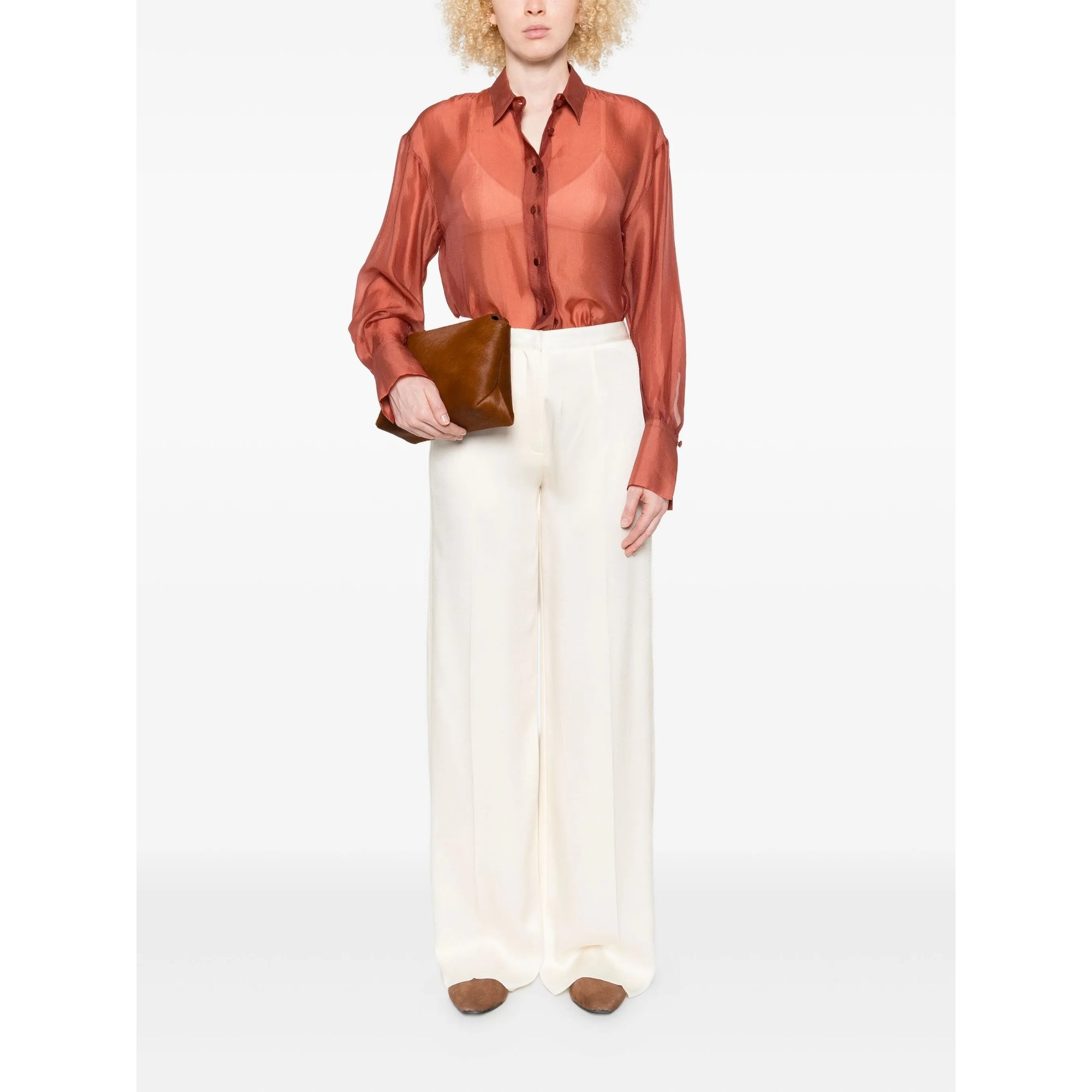 Contemporary Organza Masculine Shirt Forte_Forte  vista1