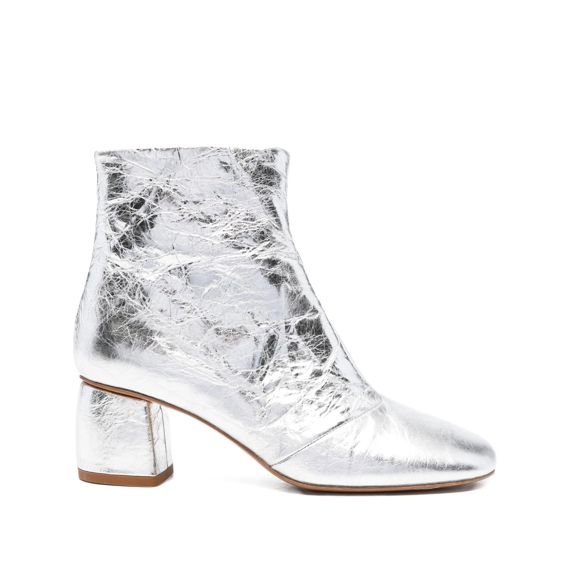Craquele` Laminated Leather Anckle Boots Forte_Forte  vista0