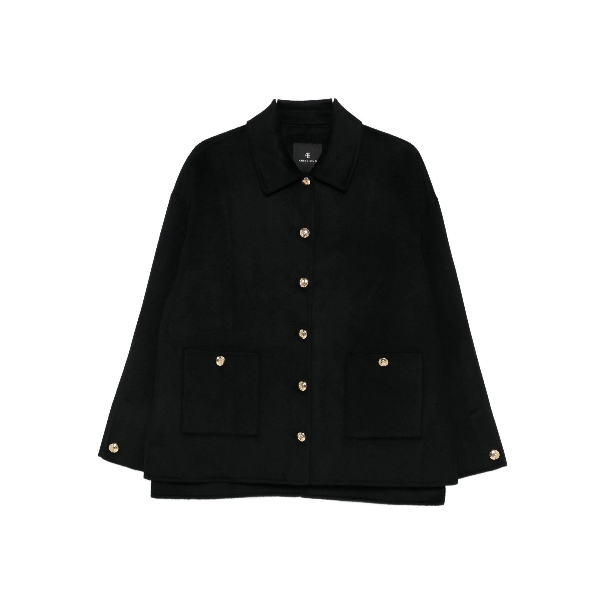 Luca Jacket - Black Cashmere Blend Anine Bing vista0