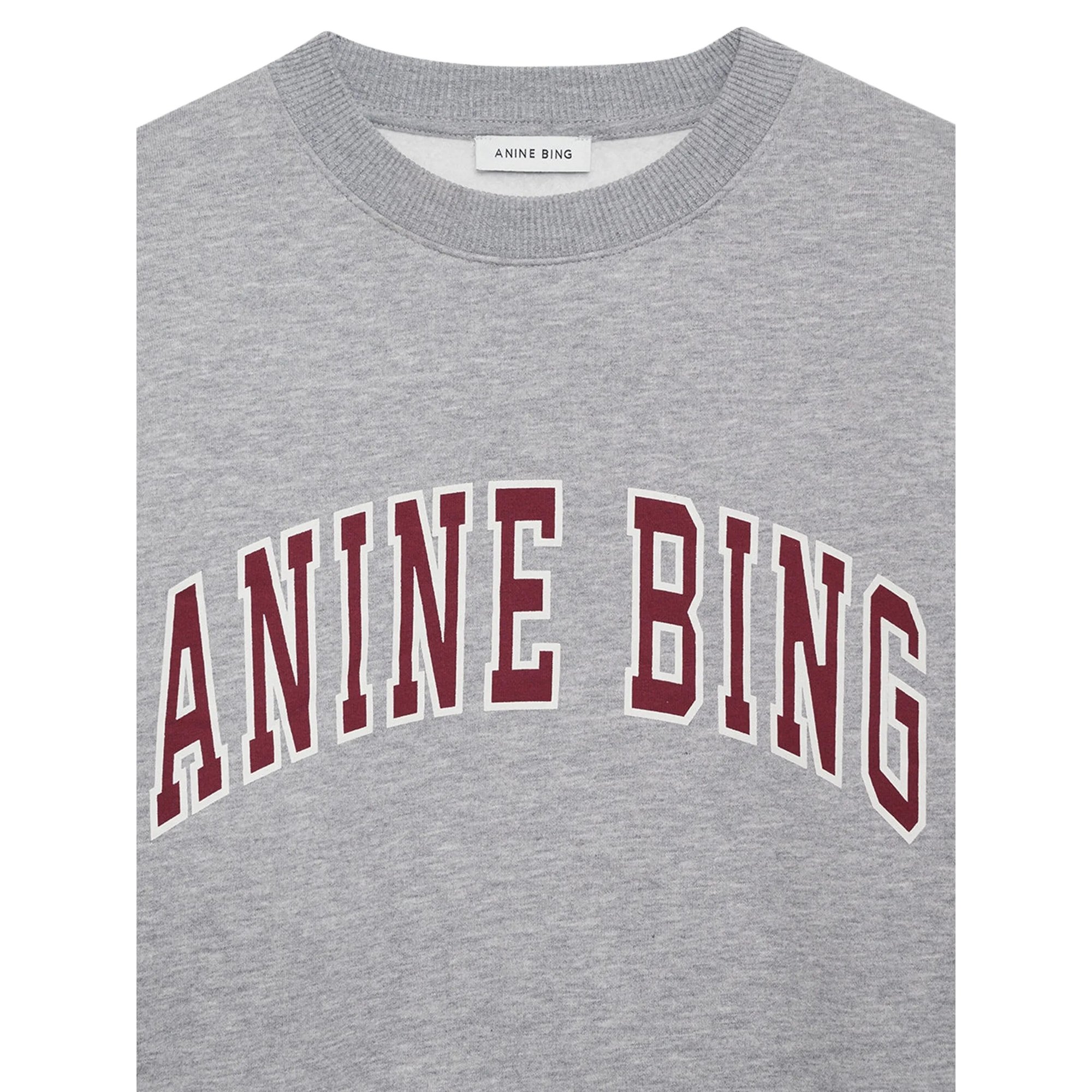 Spencer Sweatshirt Anine Bing - Medium Heather Grey Anine Bing vista2