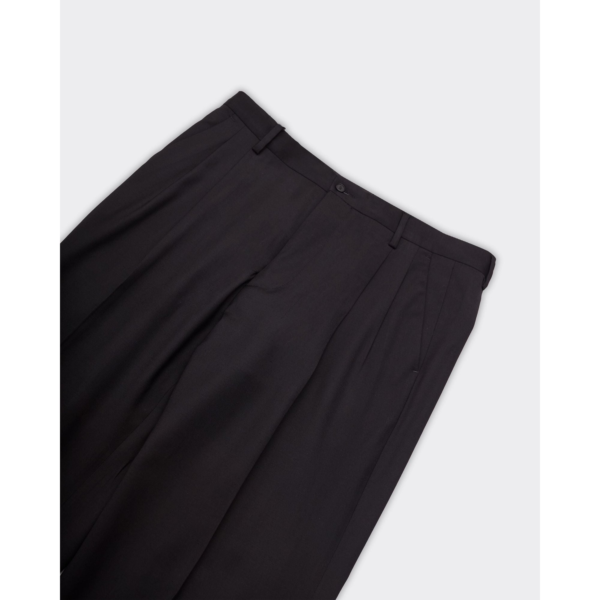 Pantalone Sartoriale Relax Fit Nero Mood vista1