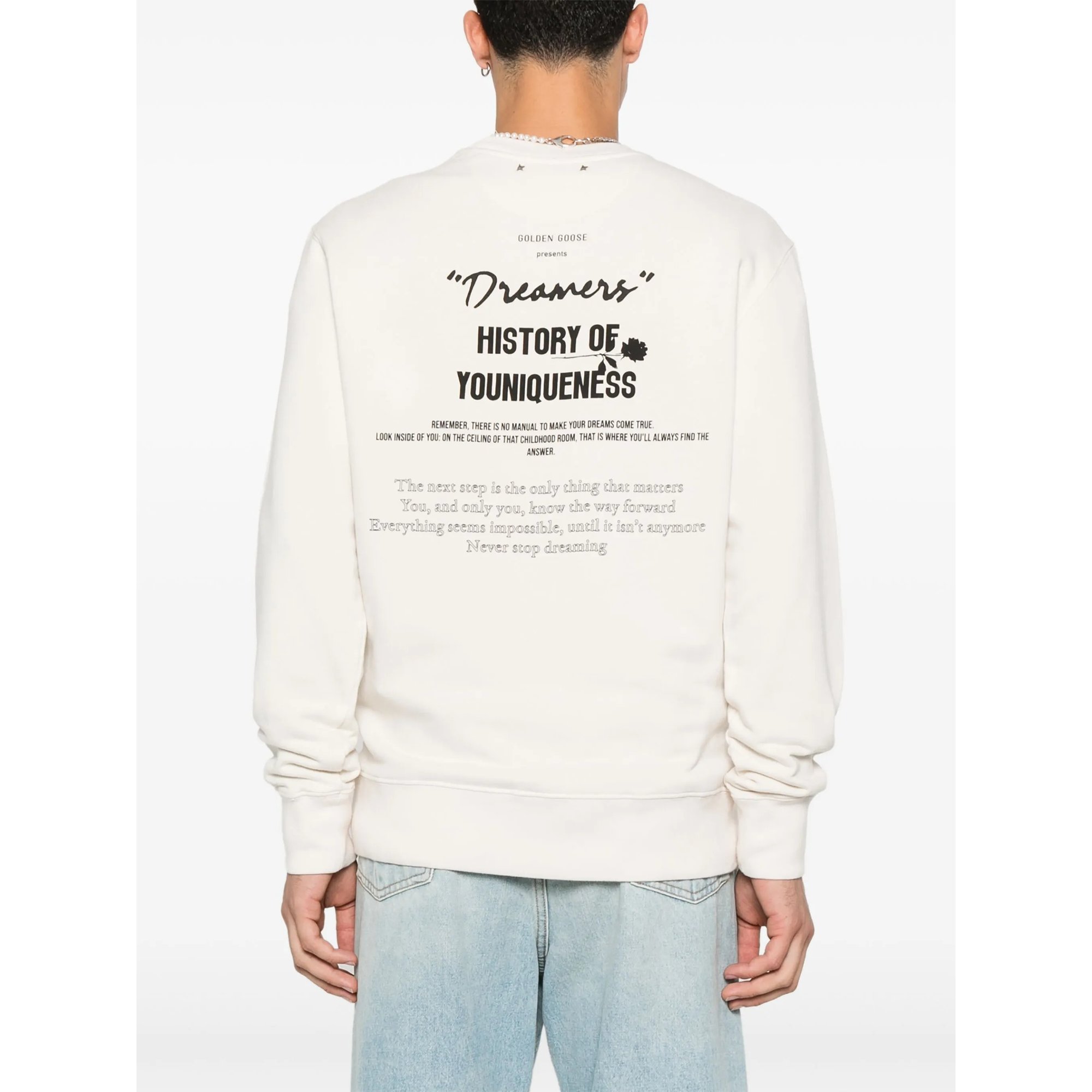 Journey M`s Crew Neck Sweatshirt GOLDEN GOOSE vista2