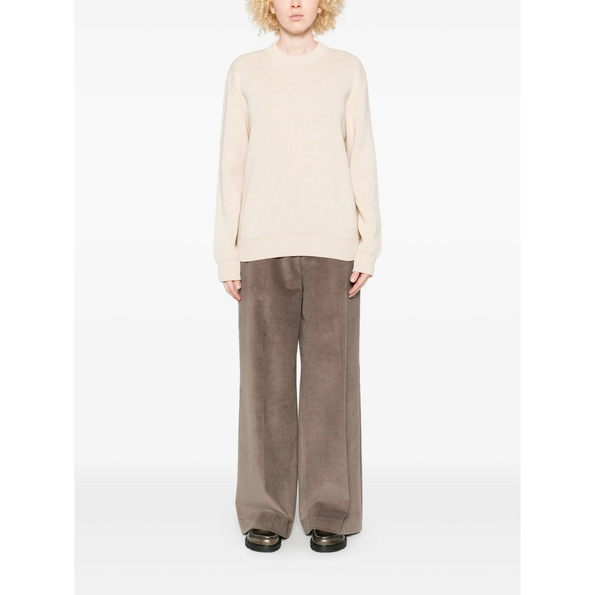 Golden W`s Knit Crew Neck GOLDEN GOOSE vista1
