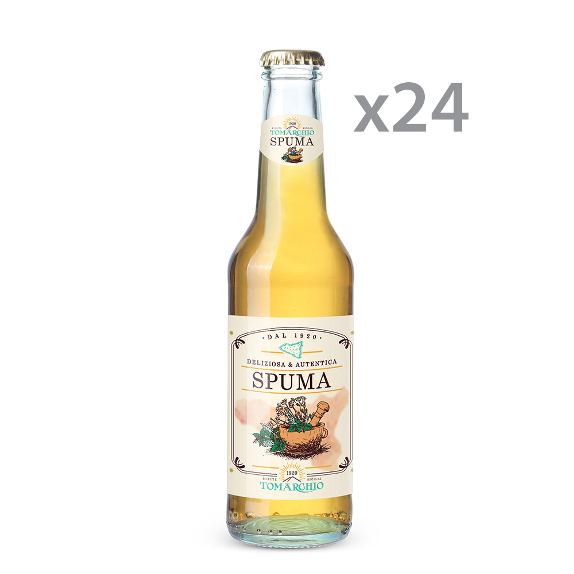 6 Cluster da 4 bottiglie - Spuma 275 ml Tomarchio vista0