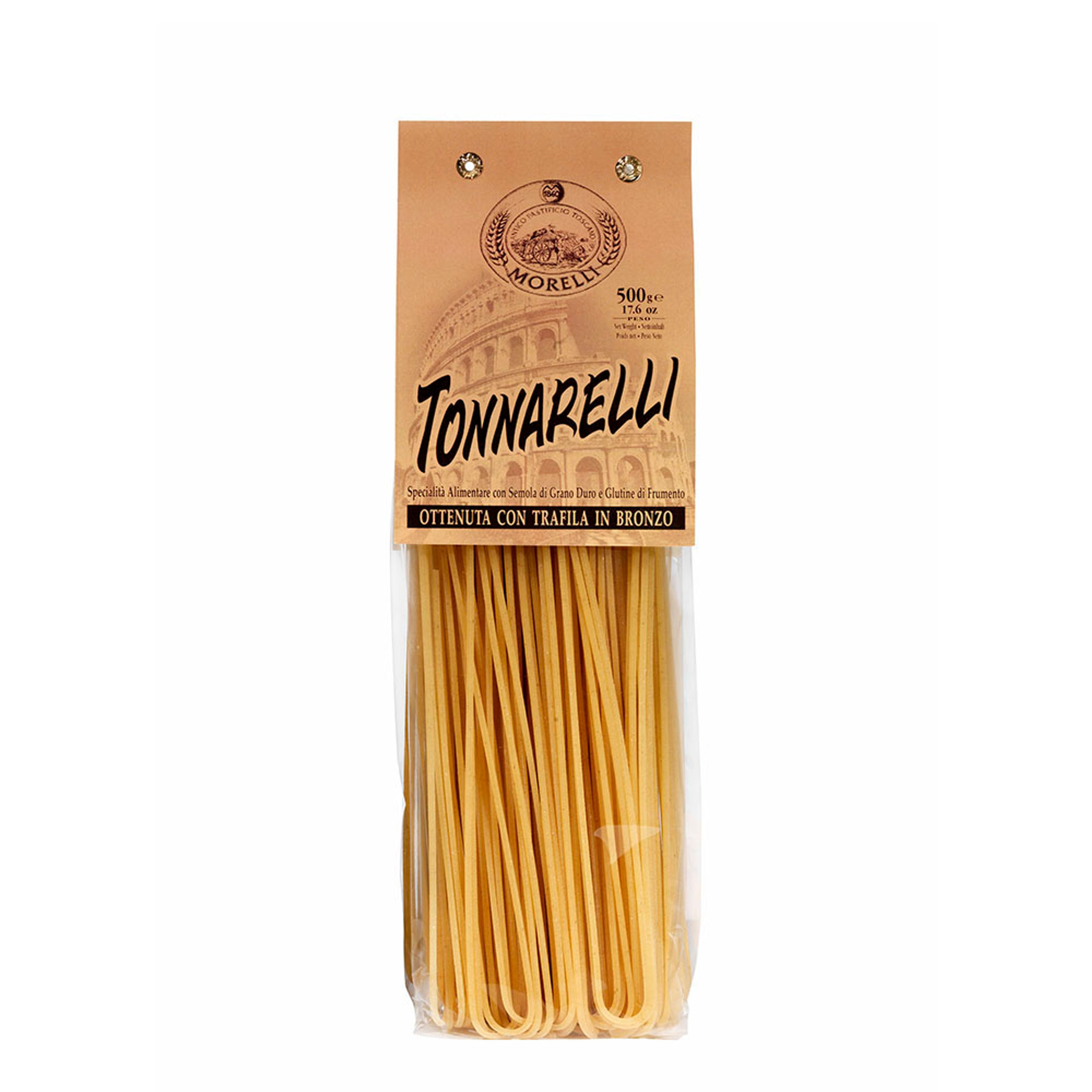 8 pakker - Tonnarelli af hård hvede 500 gr Pasta Morelli vista1