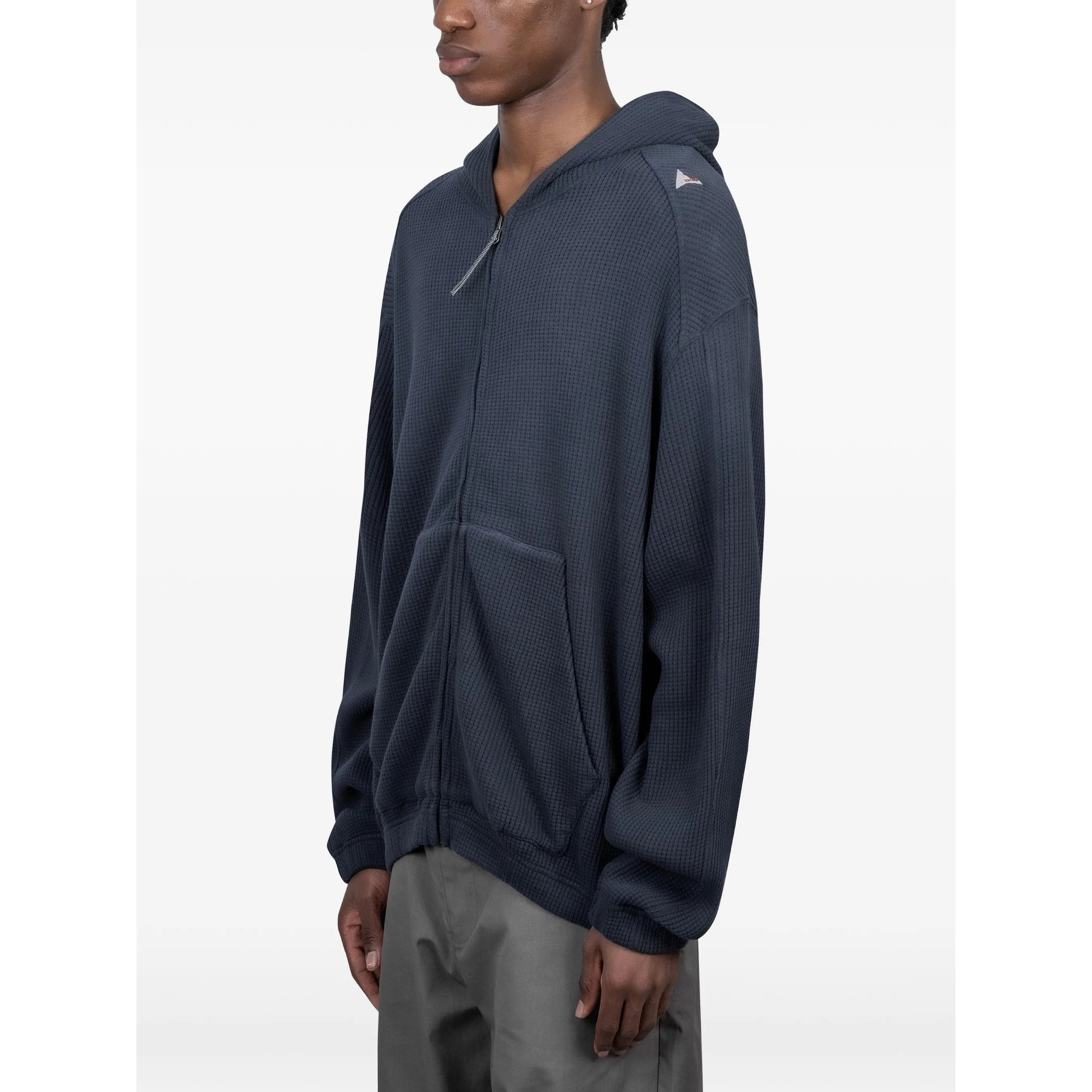 Kit Roa Pulls Roa Bee Sun Faded Organic Waffle Zip up Hoodie de Homme | Ventis
