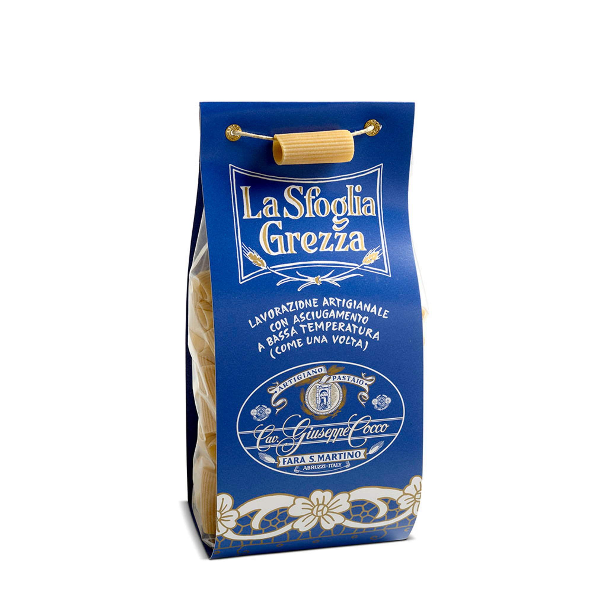 12 confezioni - Rigatone grezzo n.92 da 500 gr Cav. Cocco vista1