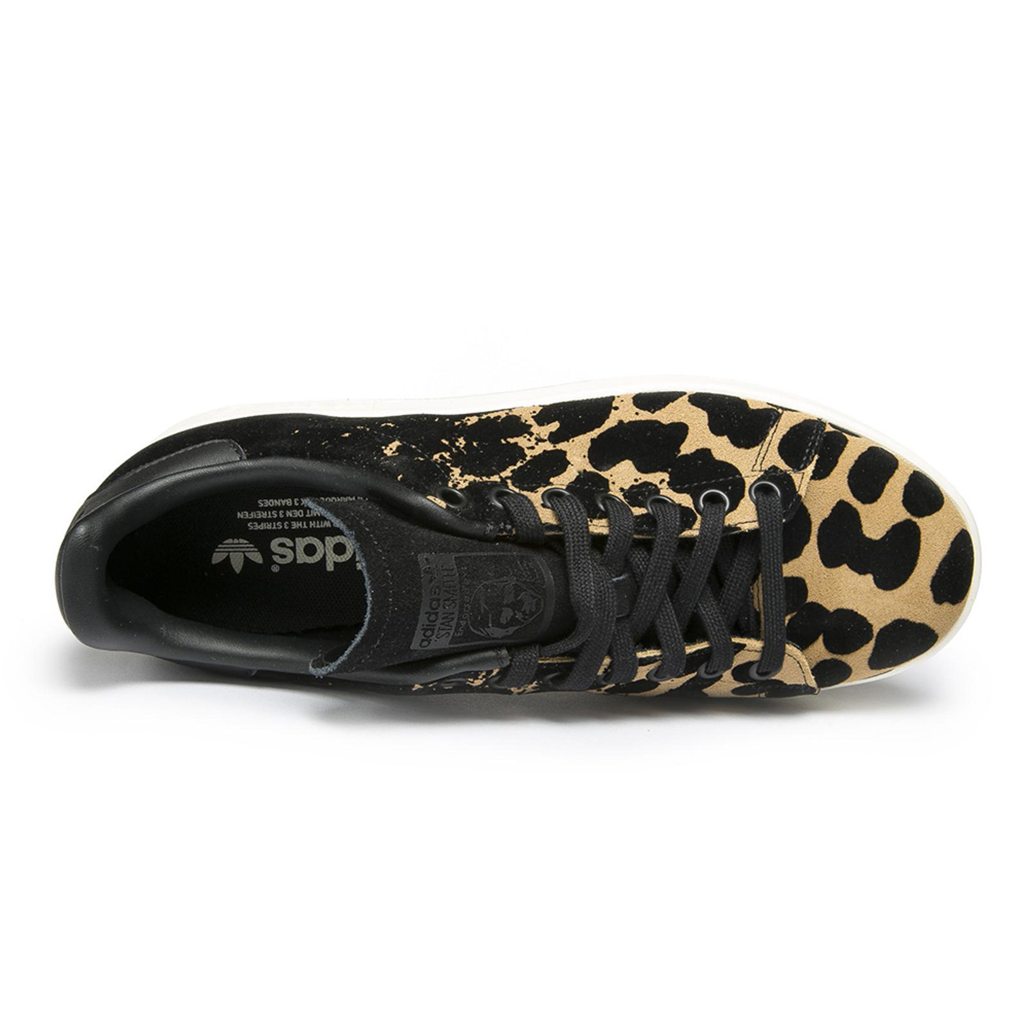 Sneakers Adidas Stan Smith leopardate da donna, nero ADIDAS vista6