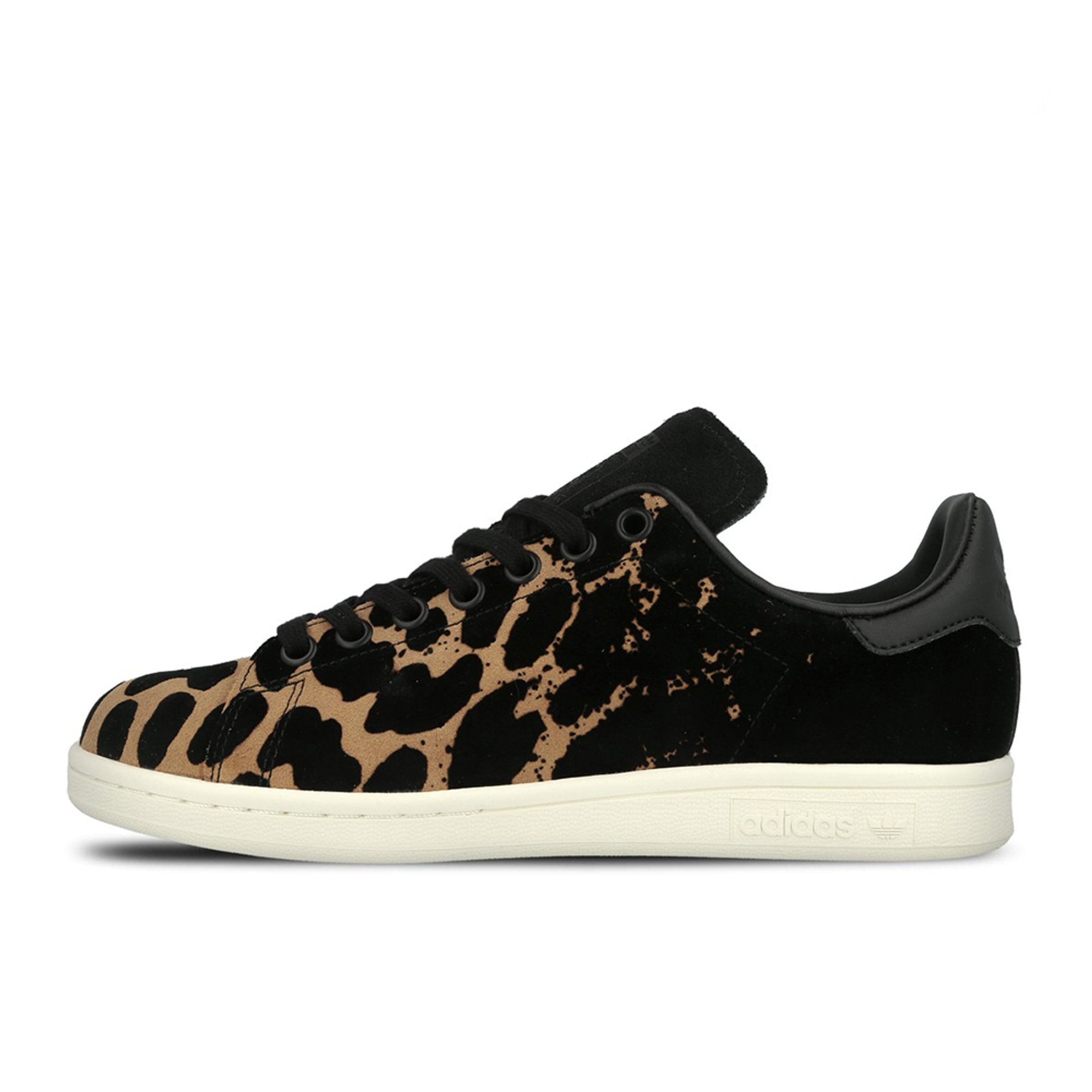 Sneakers Adidas Stan Smith leopardate da donna, nero ADIDAS vista0