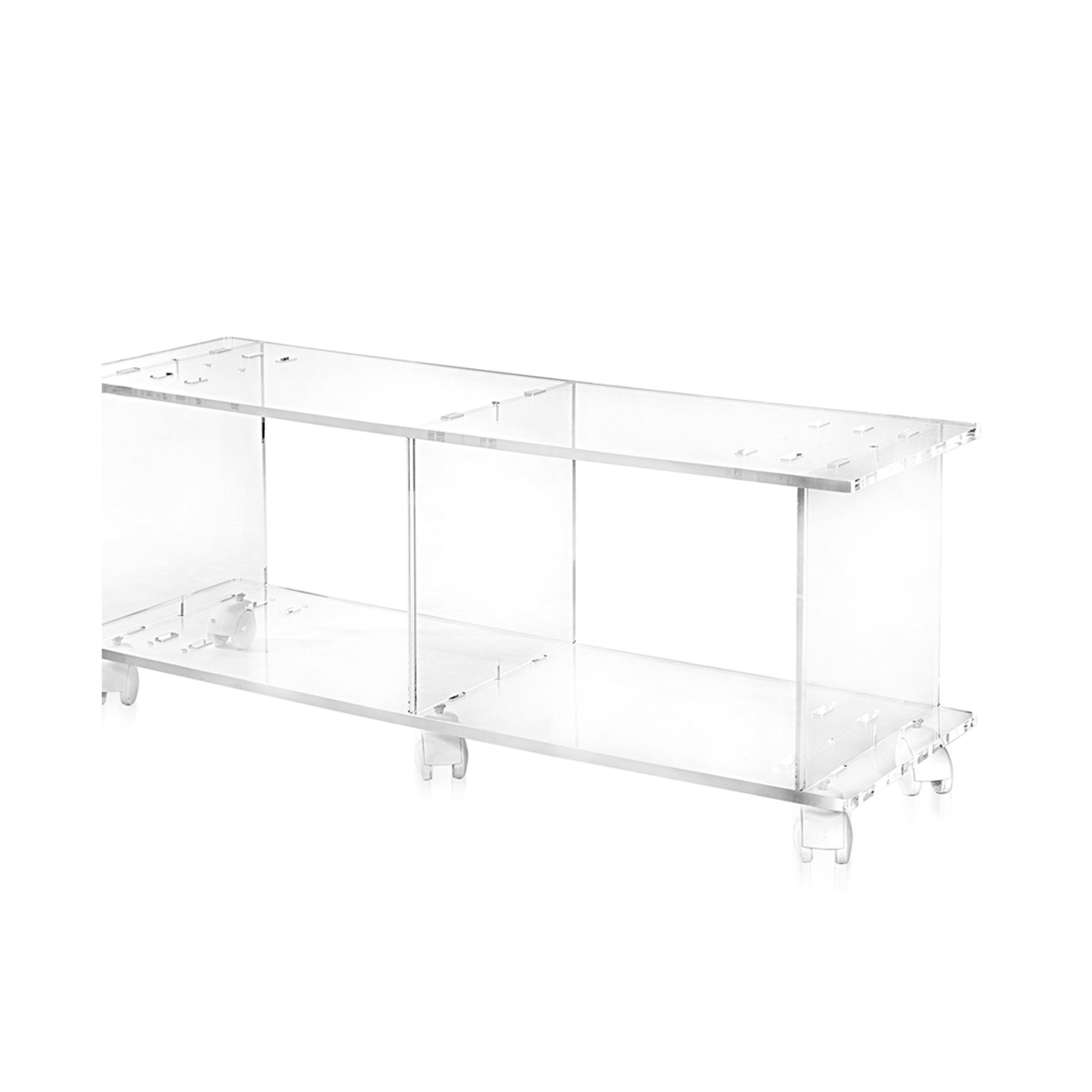 Porta Tv IMAGO in plexiglass, trasparente Iplex Trasparenze vista0