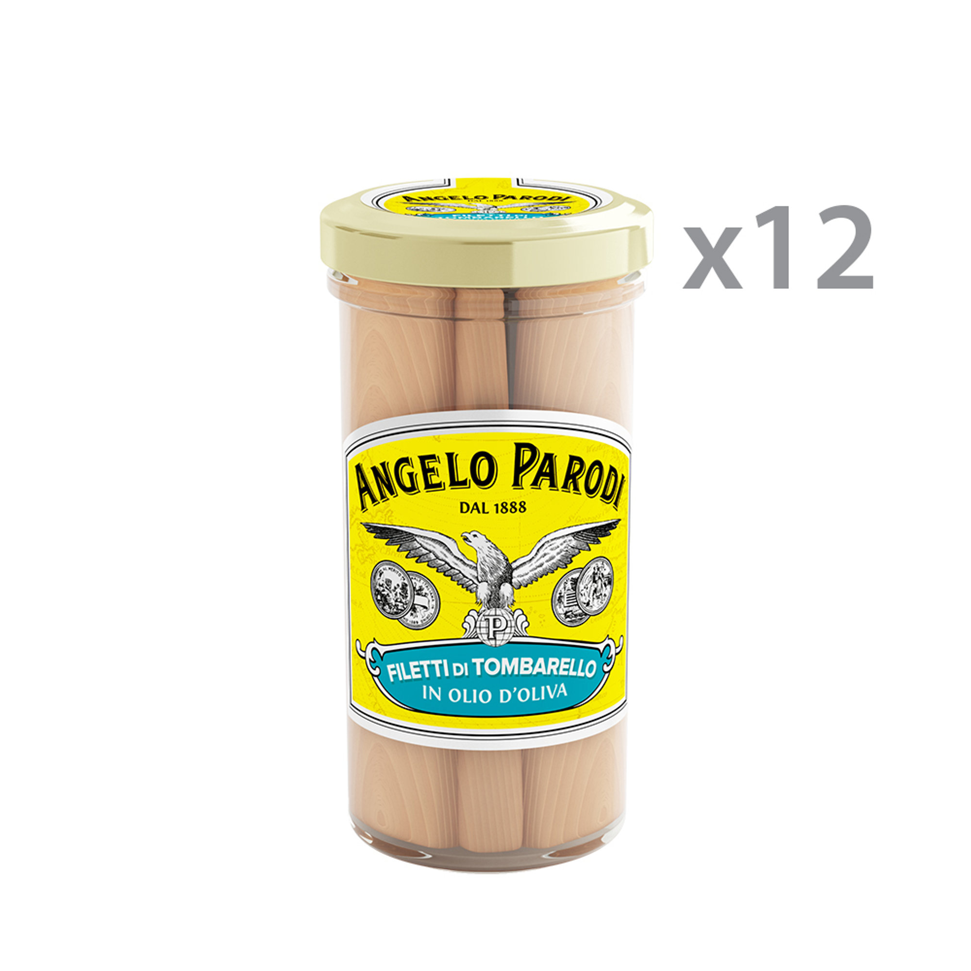12 vasetti - Filetti di Tombarello 150 gr Angelo Parodi vista0