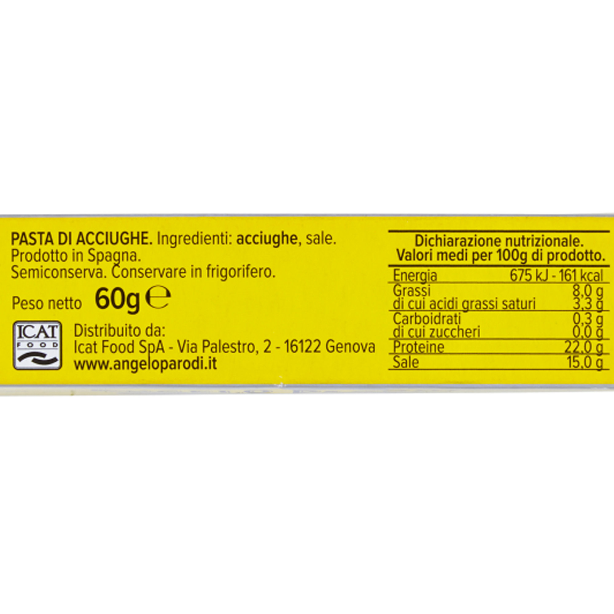 12 tubetti - Pasta di Acciughe 60 gr Angelo Parodi vista2