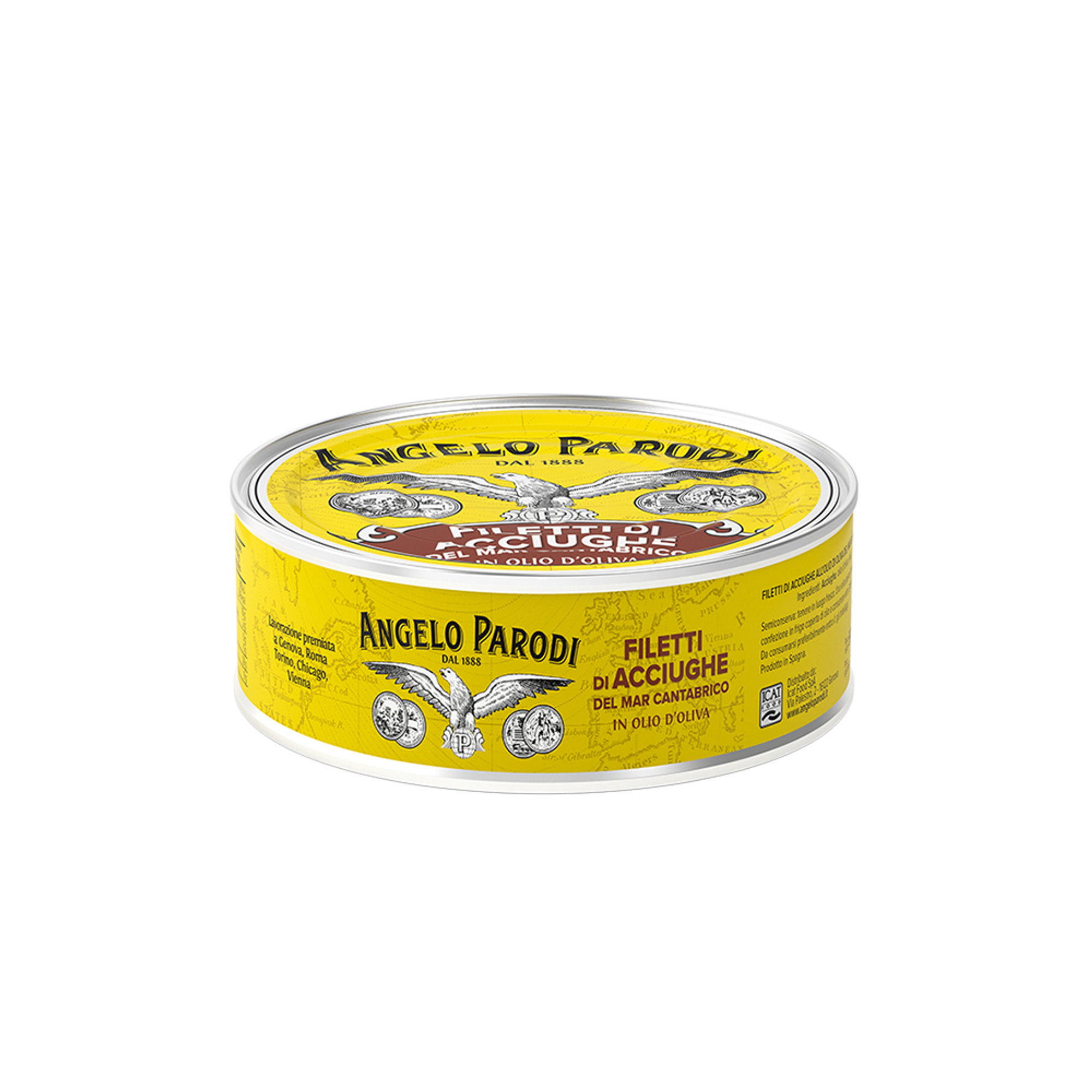 2 leche - Filetes de anchoas del mar Cantábrico 550 gr Angelo Parodi vista1