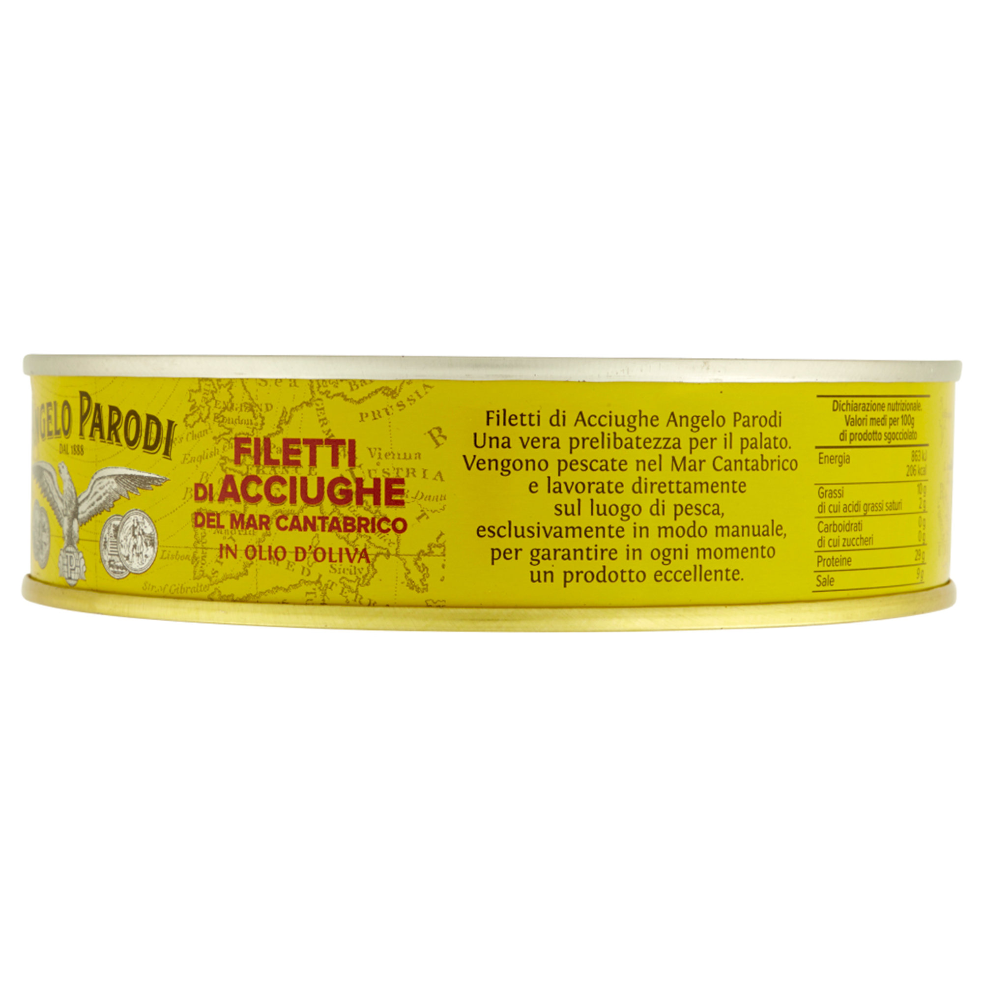 2 leche - Filetes de anchoas del mar Cantábrico 550 gr Angelo Parodi vista5