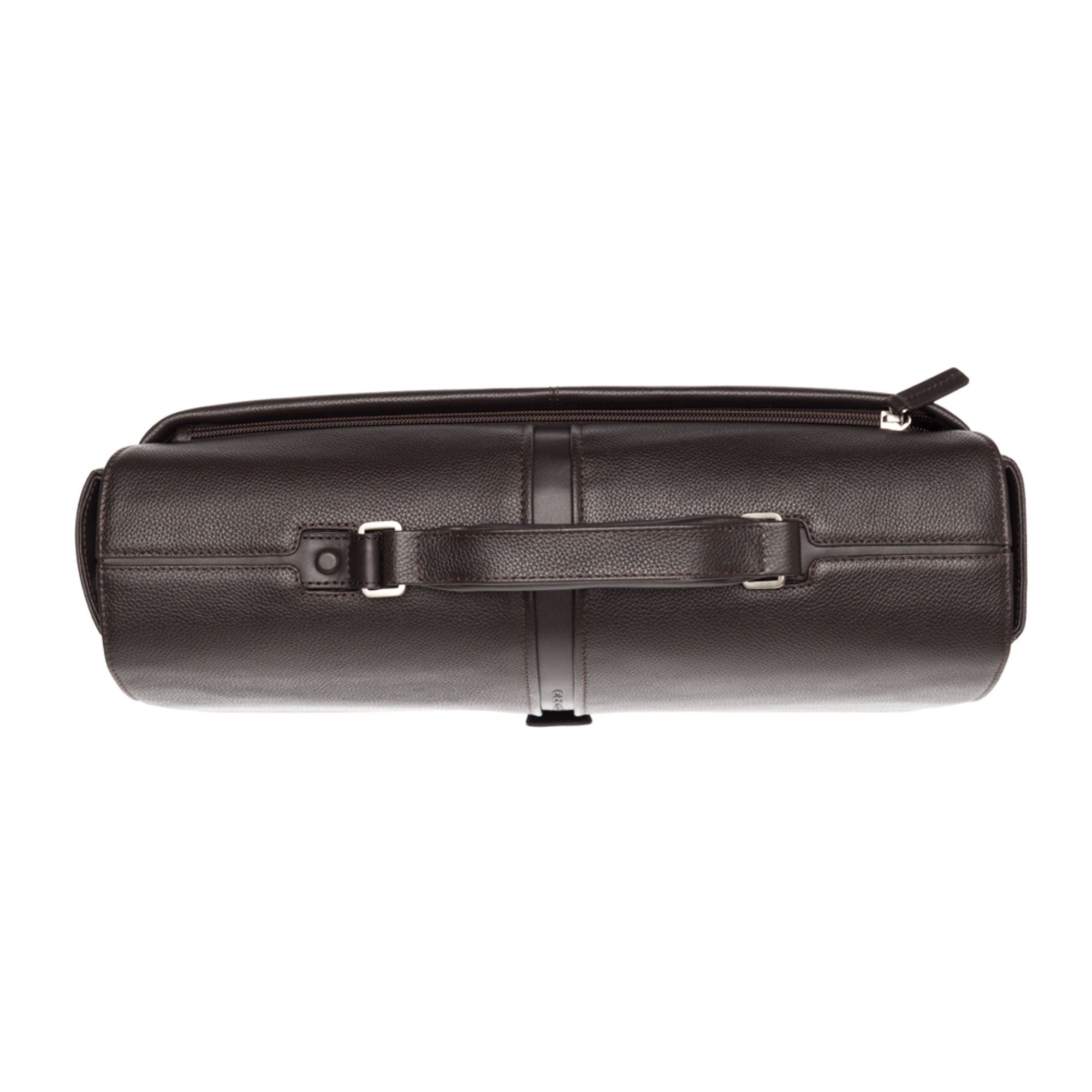 Borsa messenger bicolore, marrone Piquadro vista1