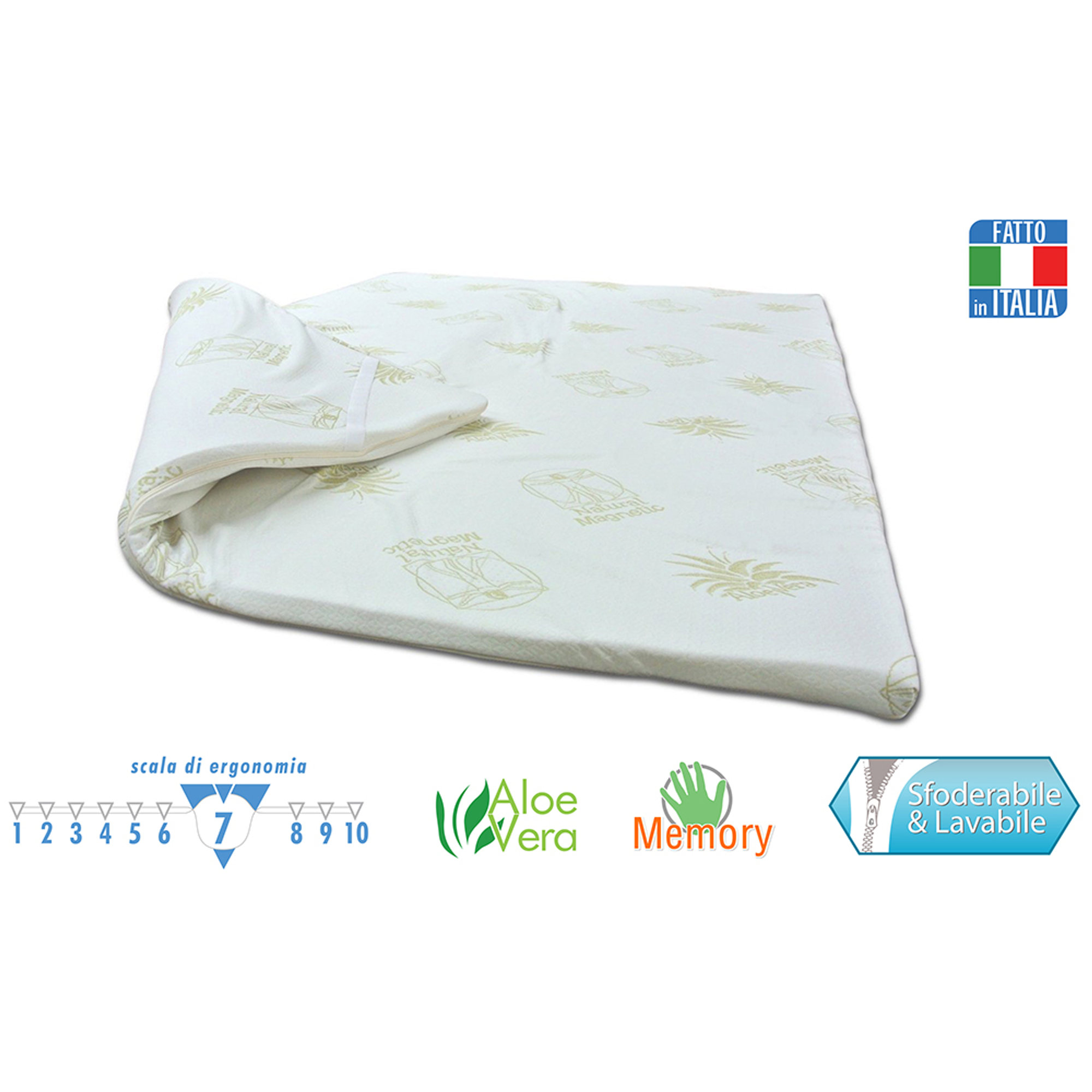 Topper MEMORY 80X190 Facondini vista3